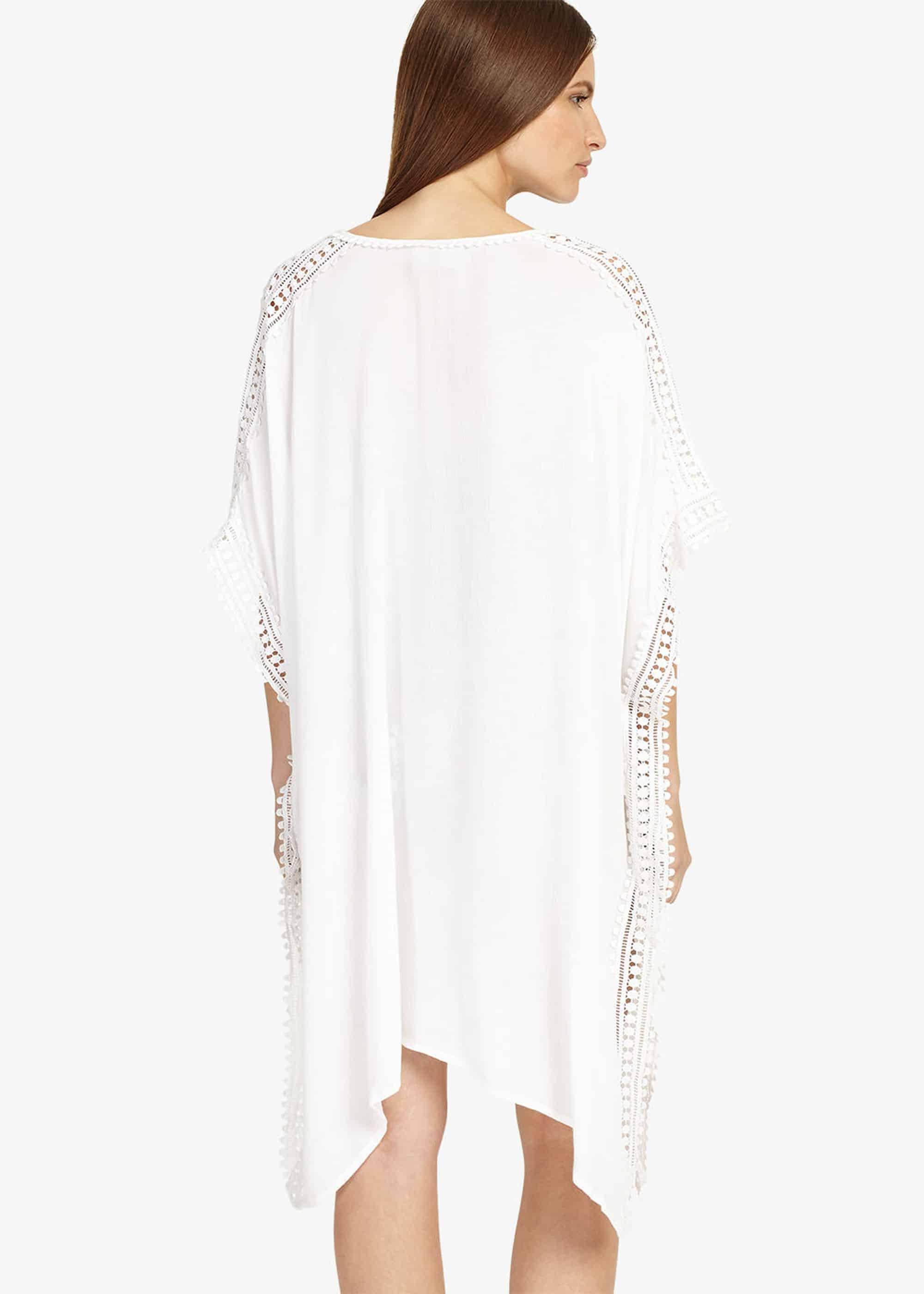 Besse Crochet Trim Kaftan