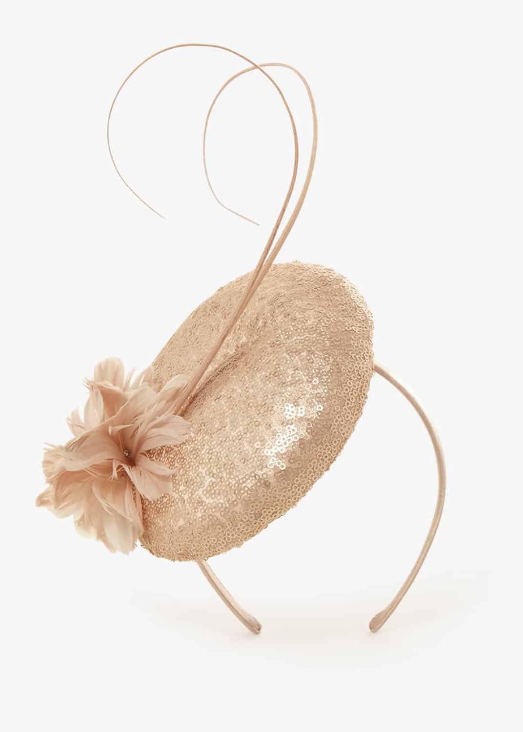 Candice Sequin Pillbox Fascinator