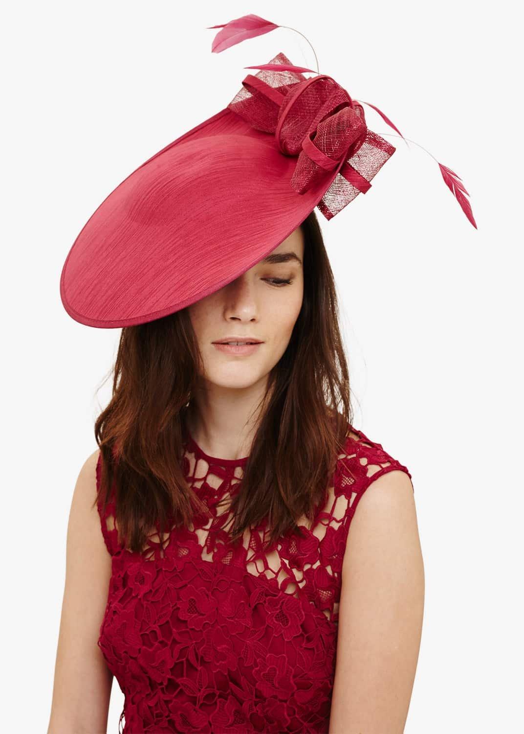 Camilla Bow Under Brim Disc Fascinator