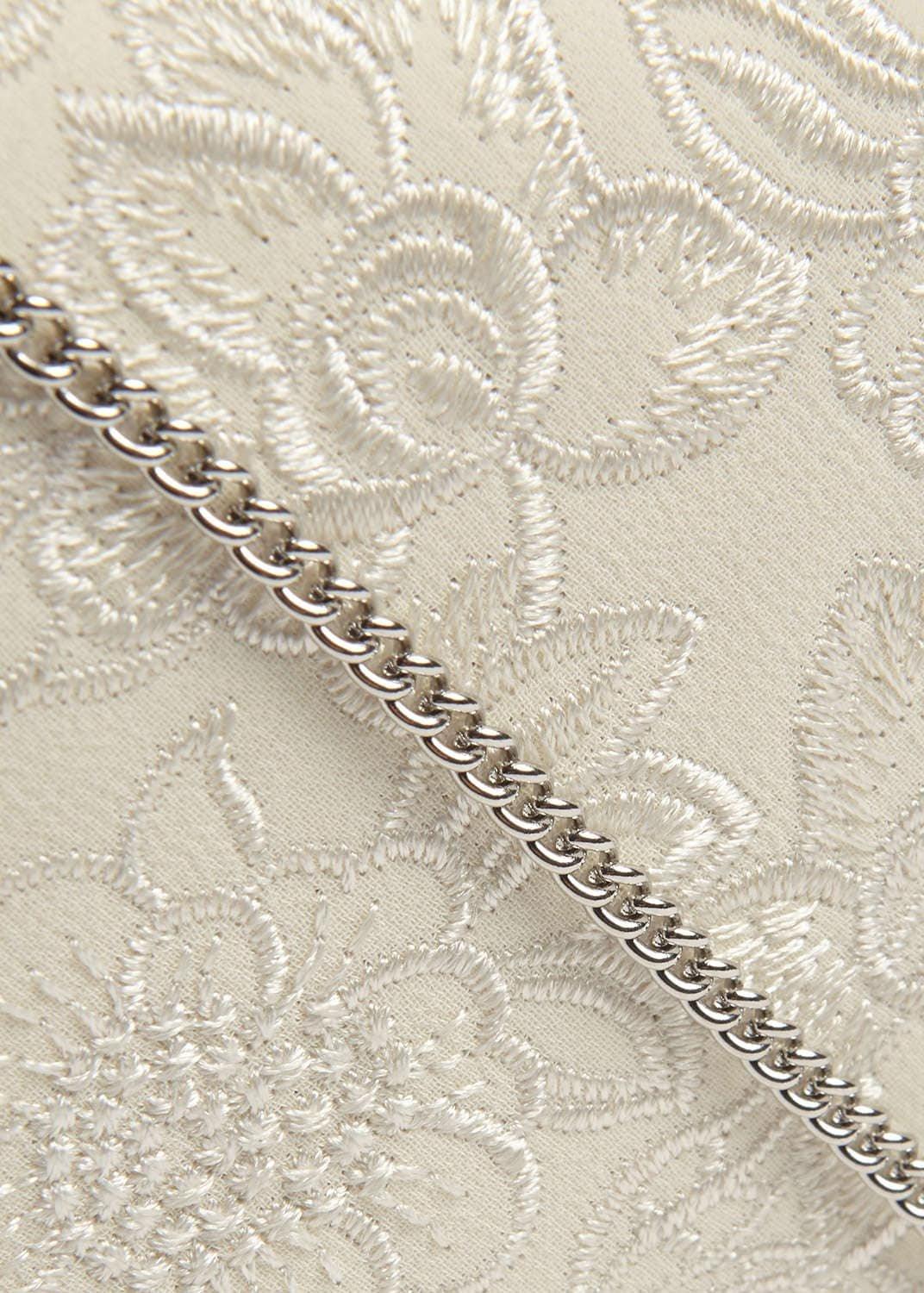 Ceri Embroidered Lace Clutch Bag