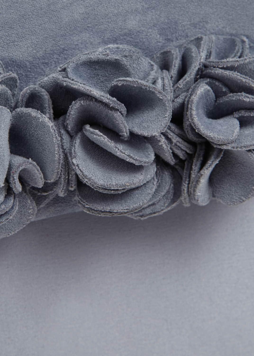 Ophelia Flower Trim Clutch Bag