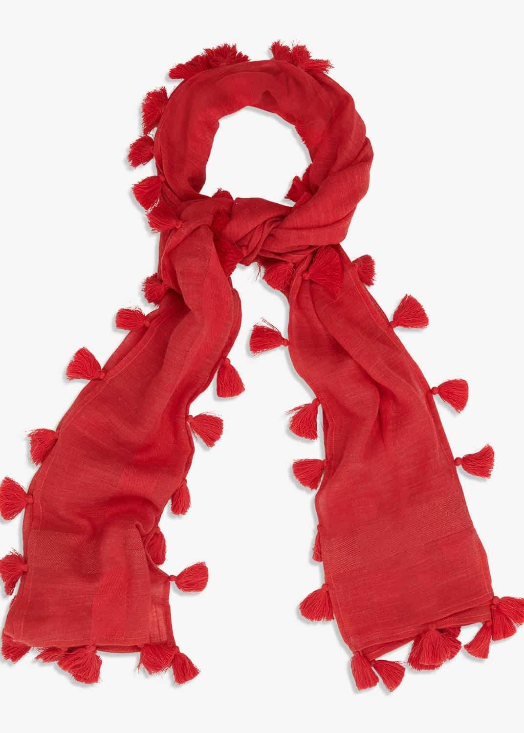 Deanna Pom Pom Scarf