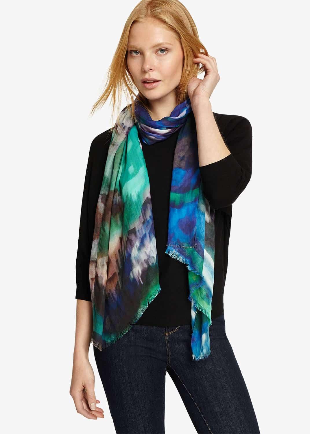 Hope Marble Print Scarf