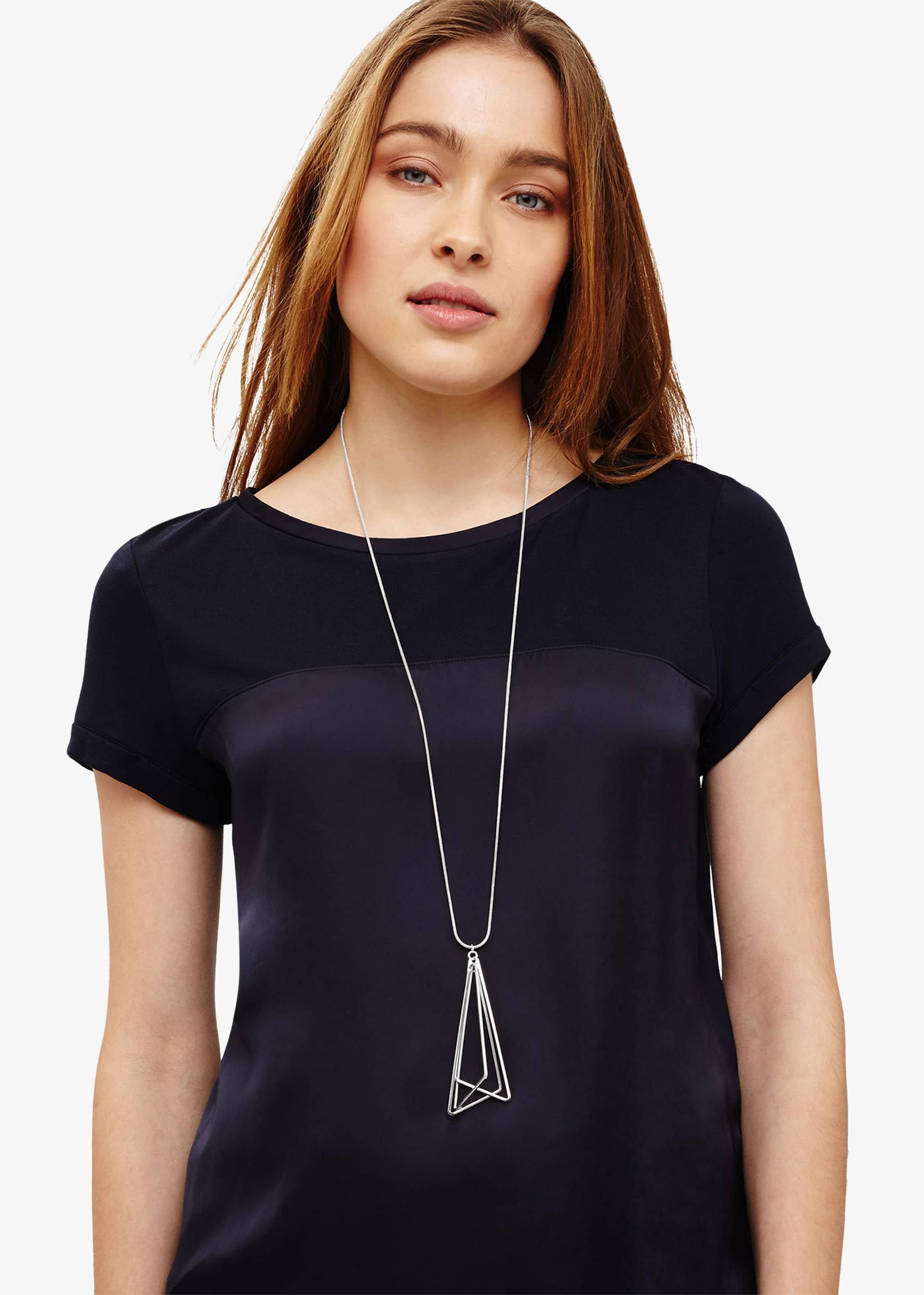 Cindy Triangle Link Necklace