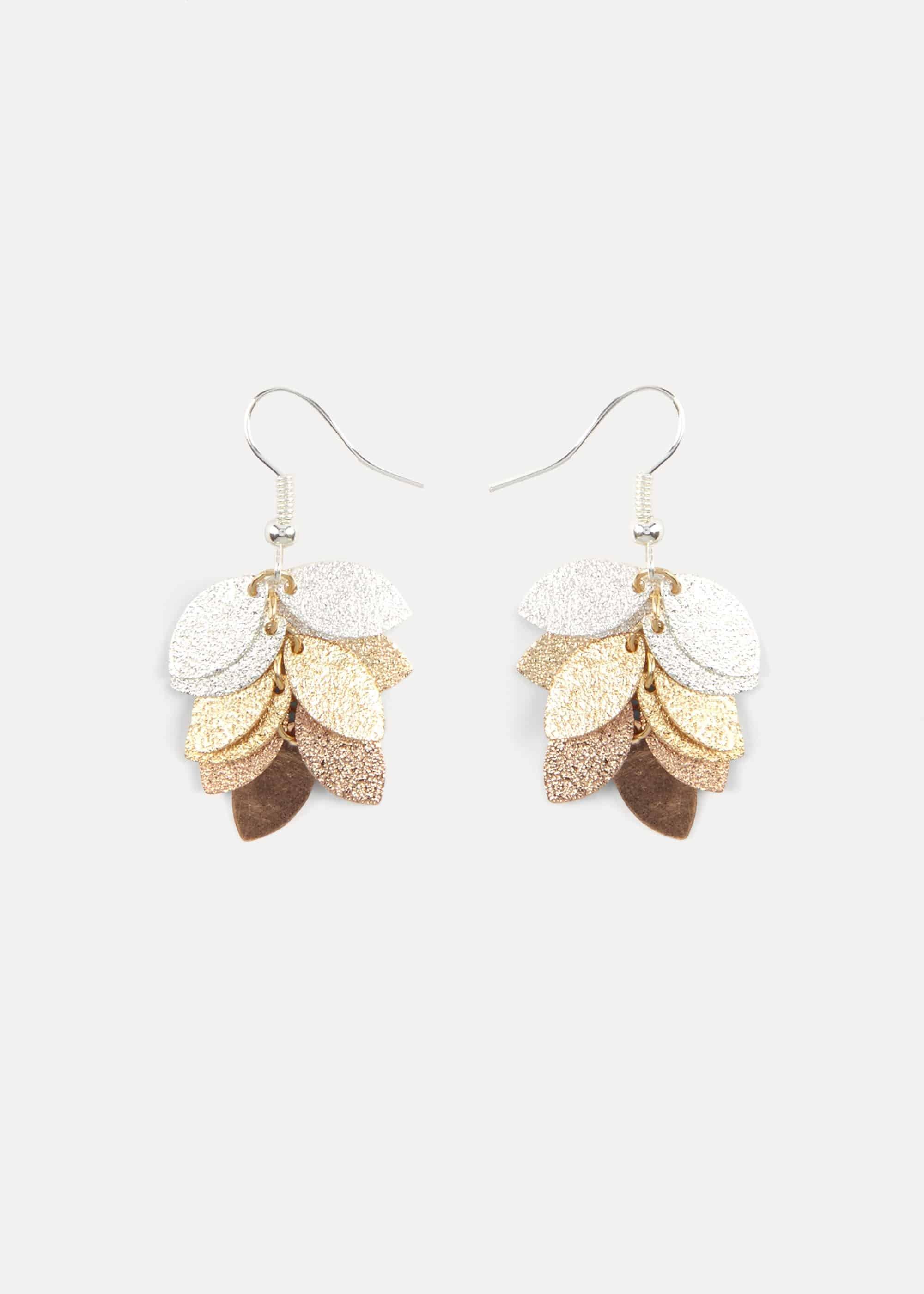 Ella Leaf Drop Earrings