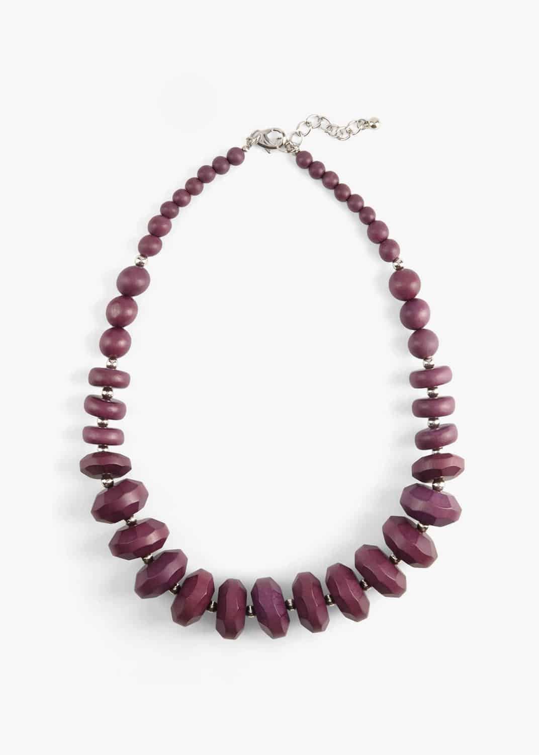 Carris Wooden Bead Necklace