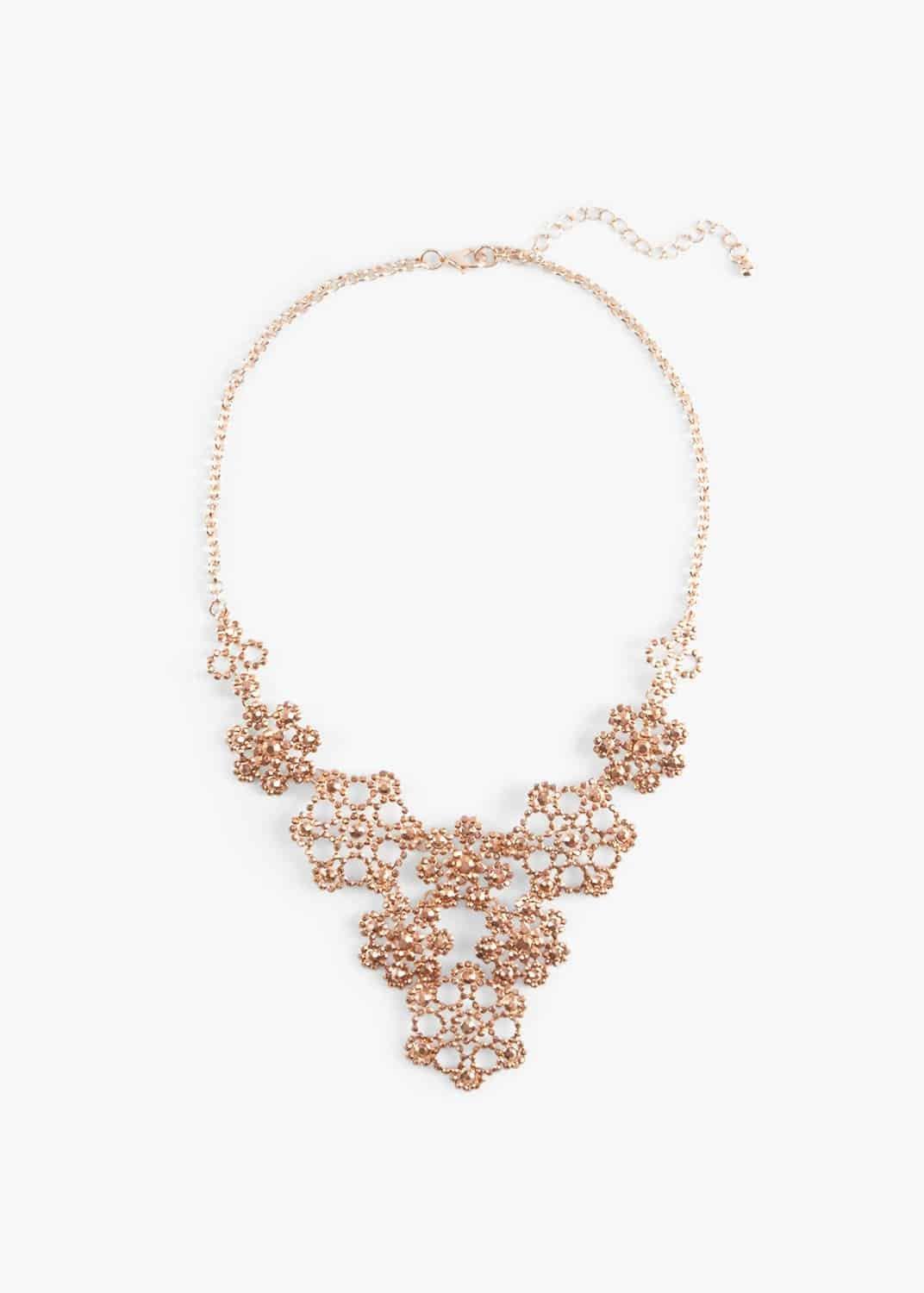 Alexia Flower Stone Necklace