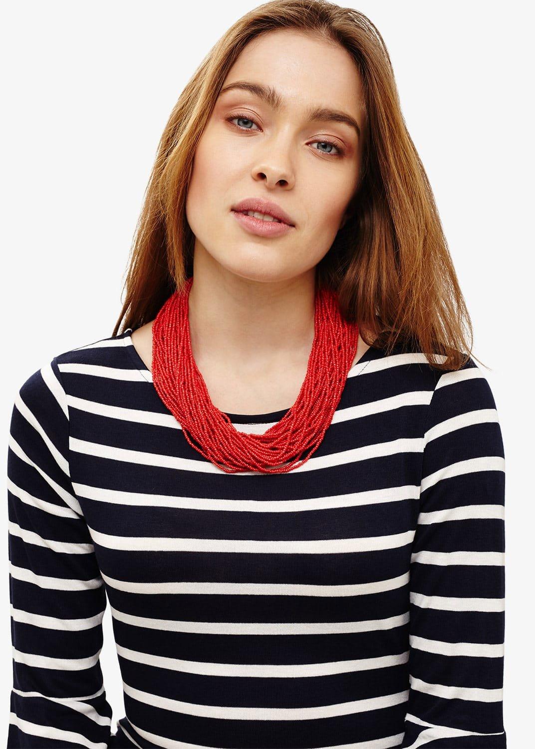 Harley Bead Multirow Necklace
