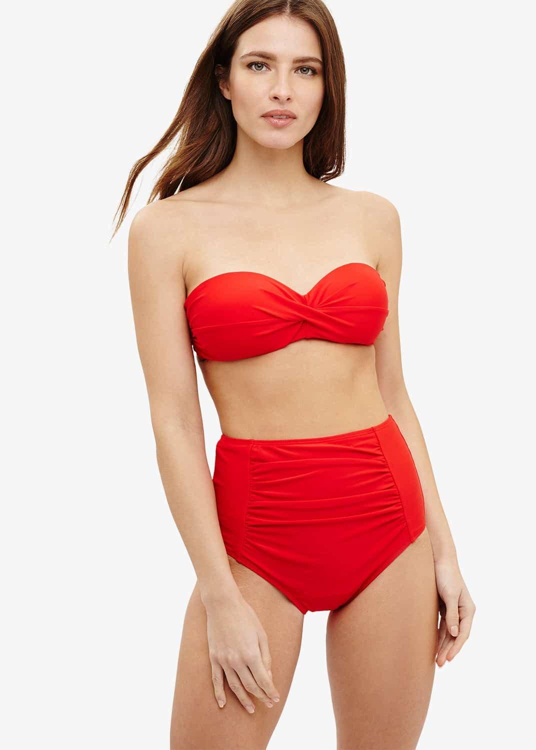 Shelly Scarlet High Waist Bikini Brief