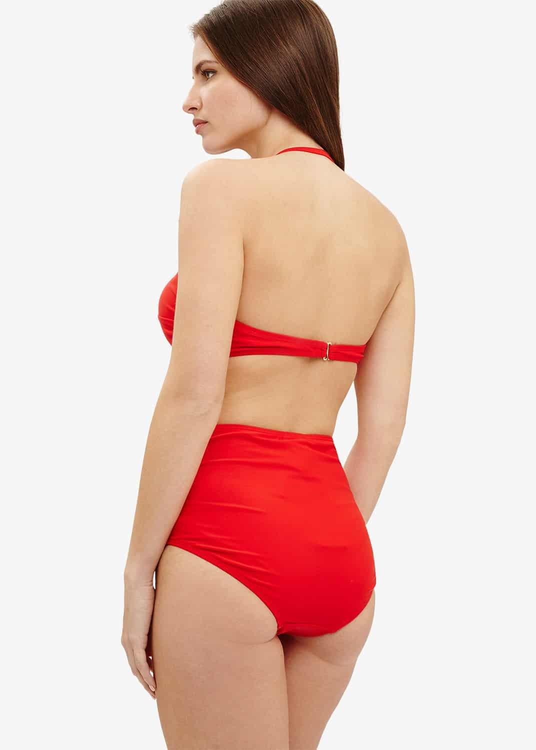 Shelly Scarlet High Waist Bikini Brief