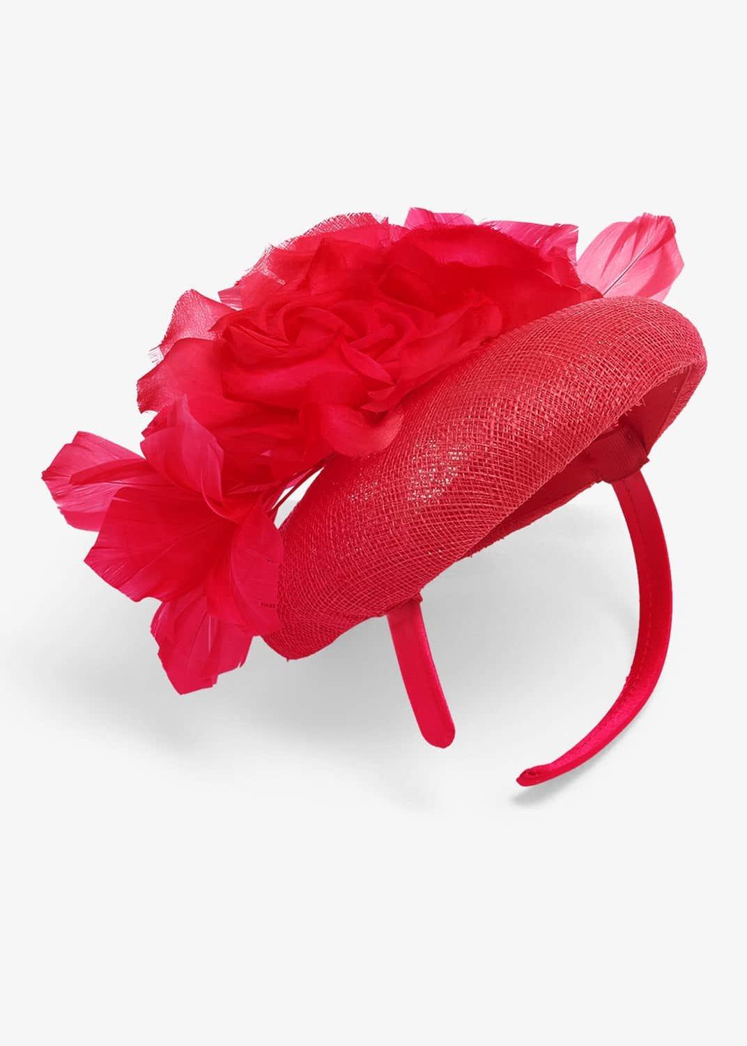 Chelsey Flower Pillbox Fascinator