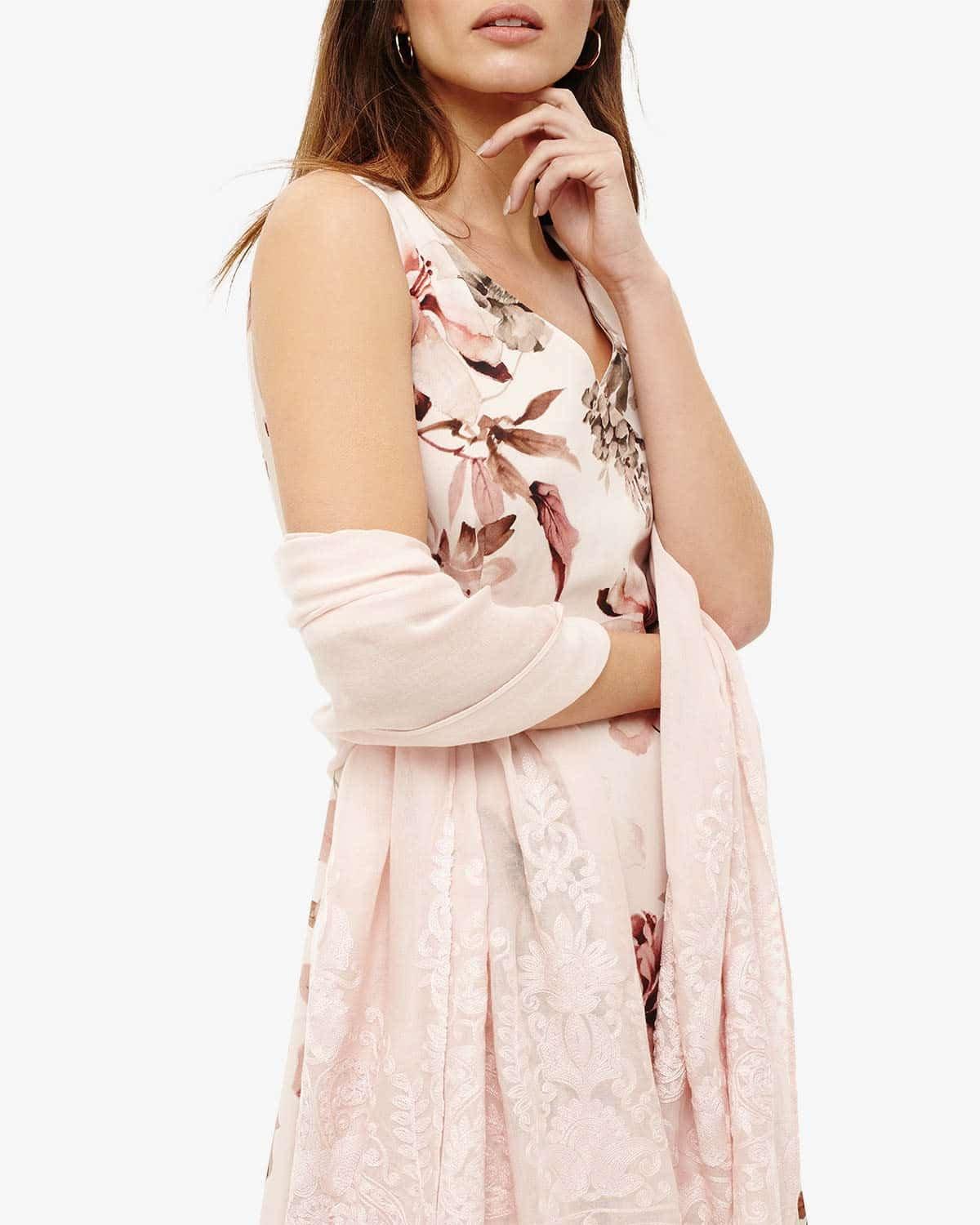 Julianne Embroidered Shawl