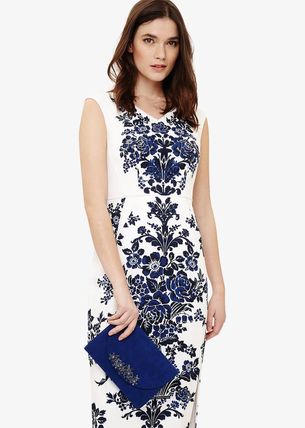 Eleonor Jewel Trim Clutch Bag
