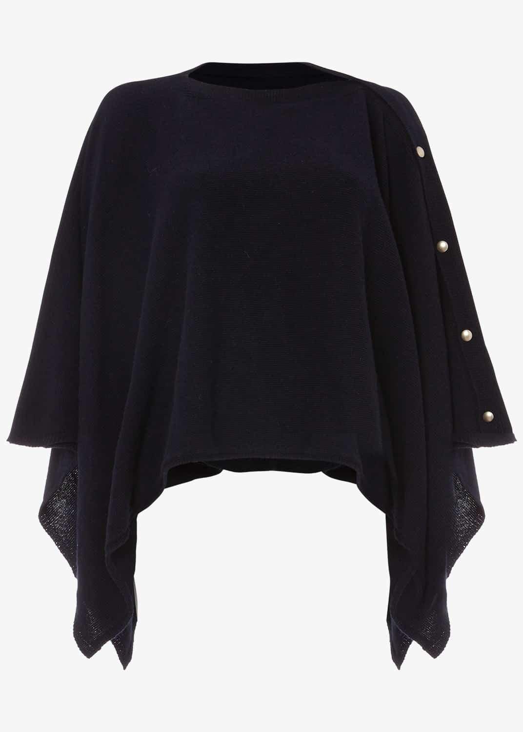 Cashmere Blend Poncho