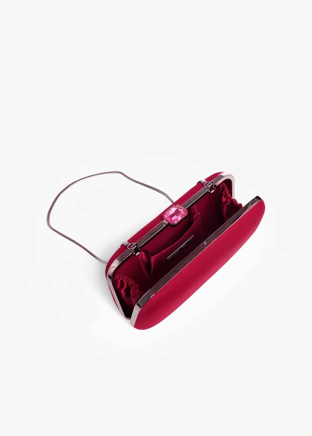 Emele Satin Clutch Bag