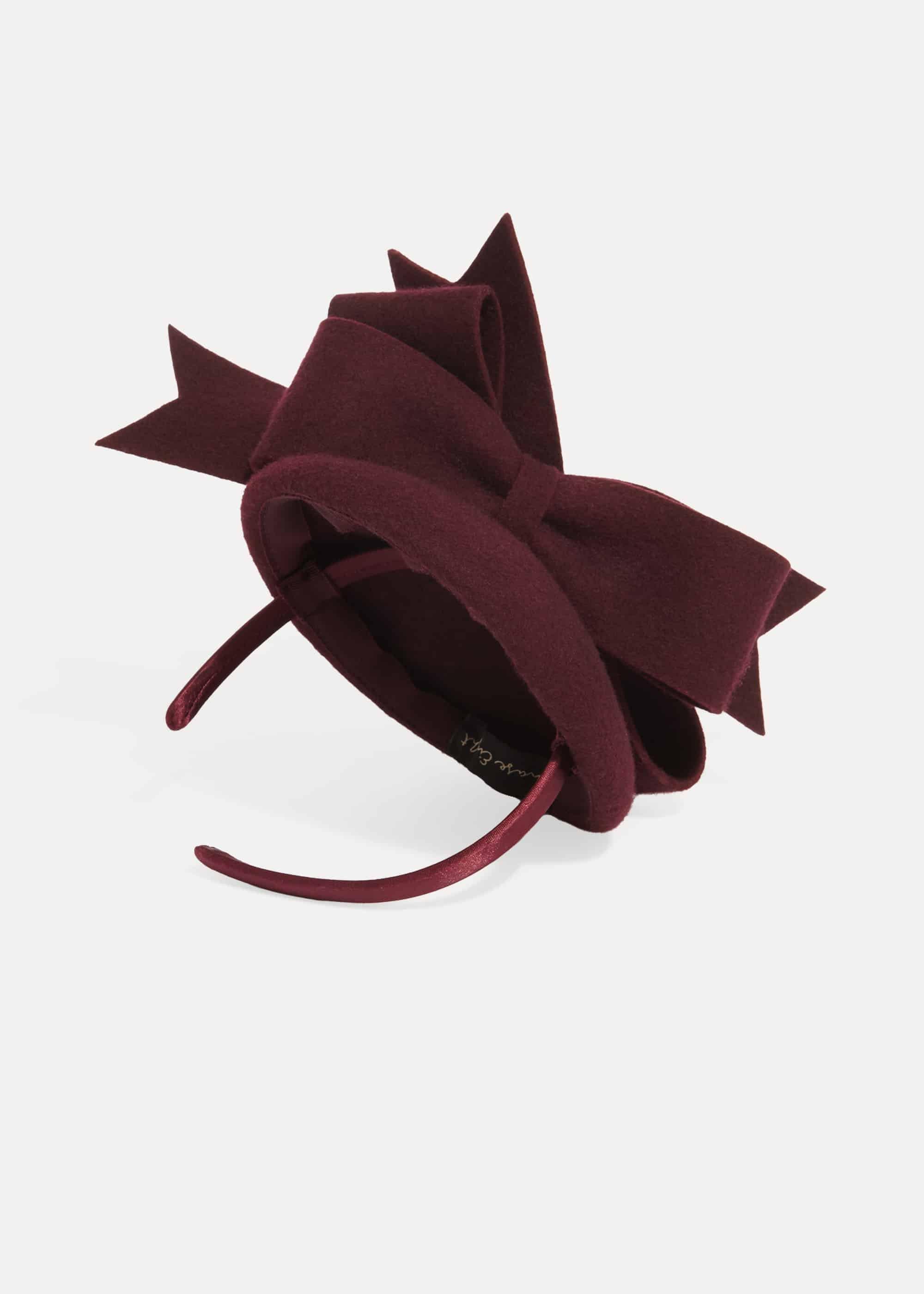 Primrose Felt Bow Pillbox Fascinator
