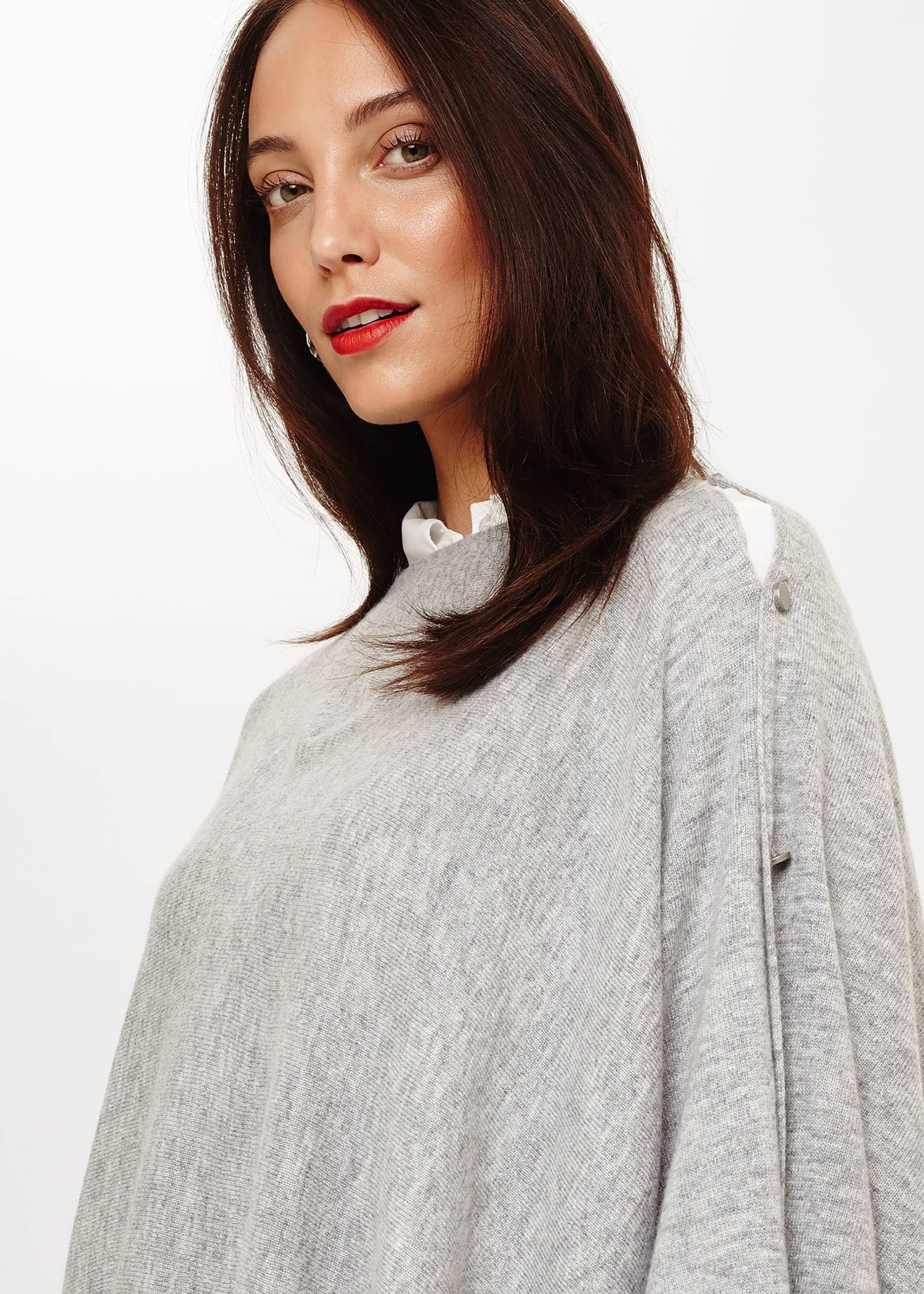 Noa Cashmere Blend Poncho