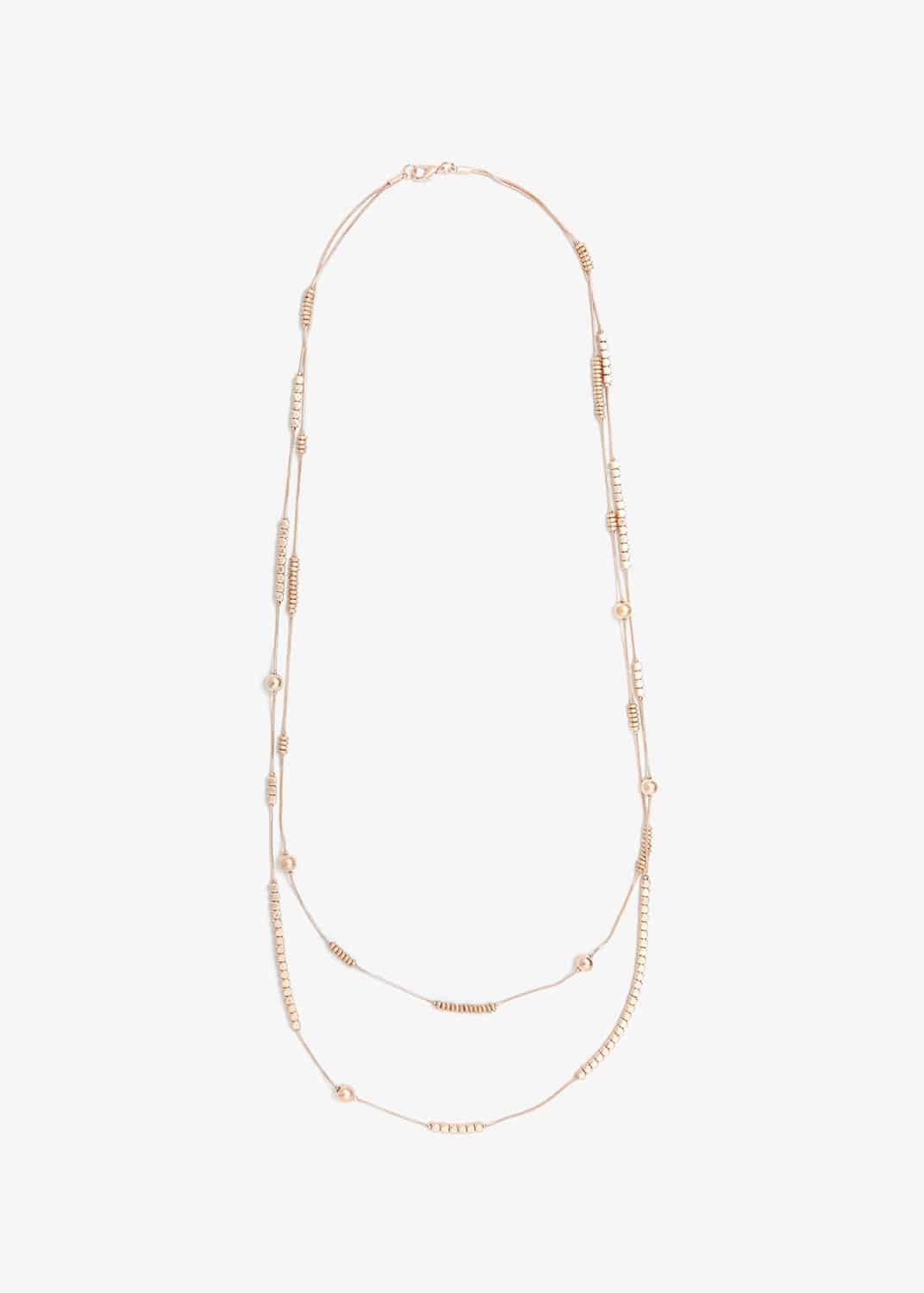 Alanis Mixed Bead Long Necklace