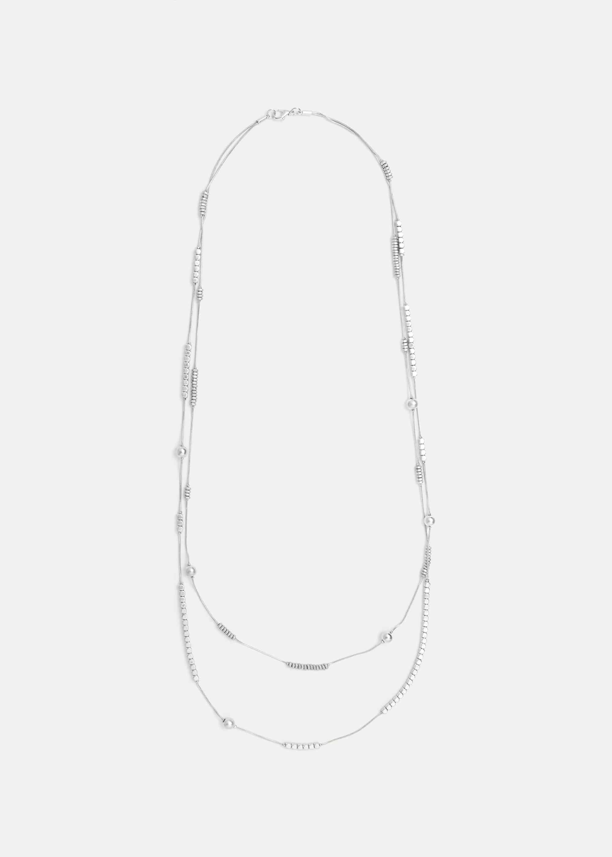 Alanis Mixed Bead Long Necklace