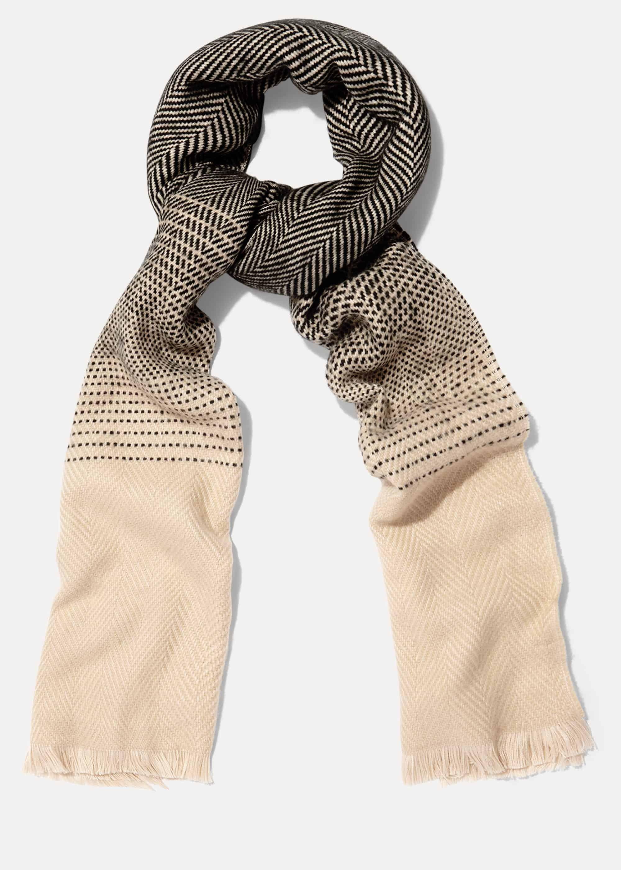 Aletta Ombre Herringbone Scarf