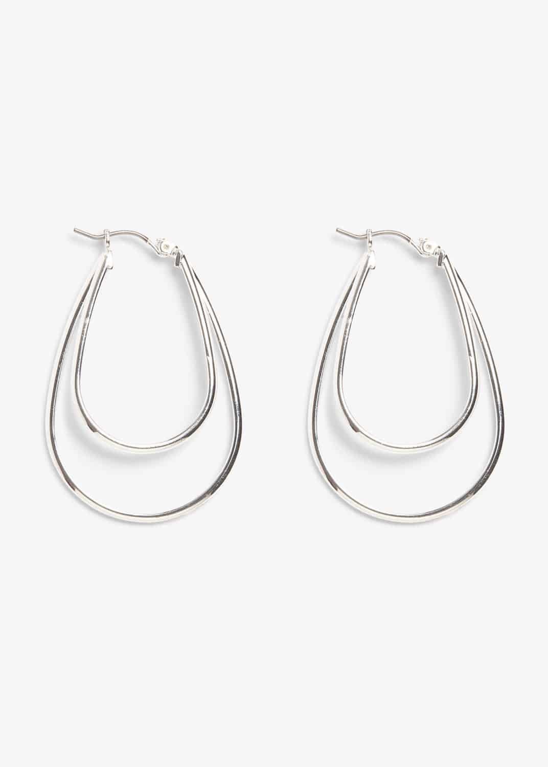 Nala Double Row Hoop Earrings