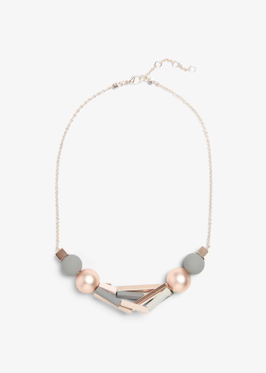 Hana Bead And Tube Necklace