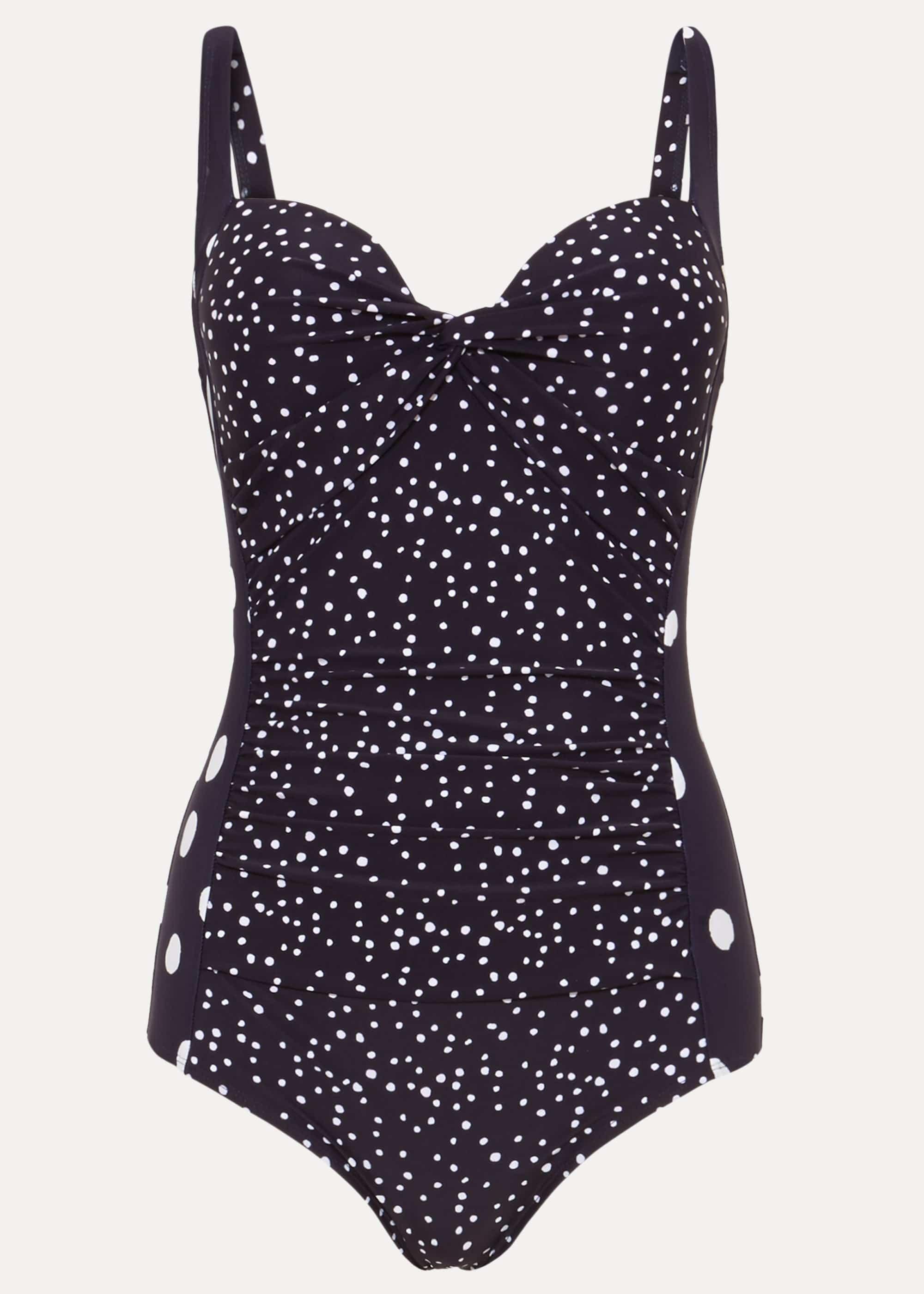 Lindsay Mixed Spot Swimsuit
