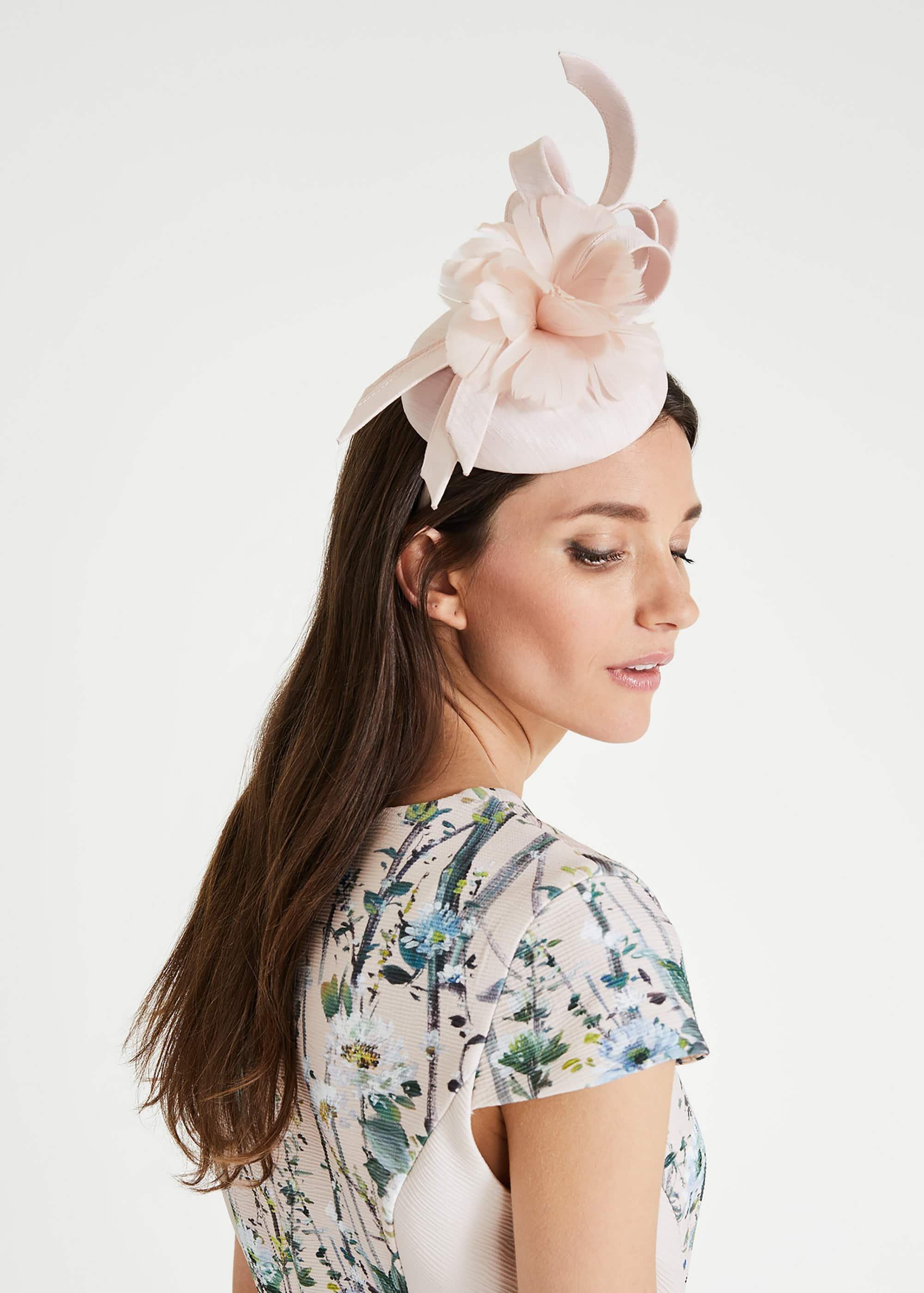 Marta Flower Pillbox Fascinator
