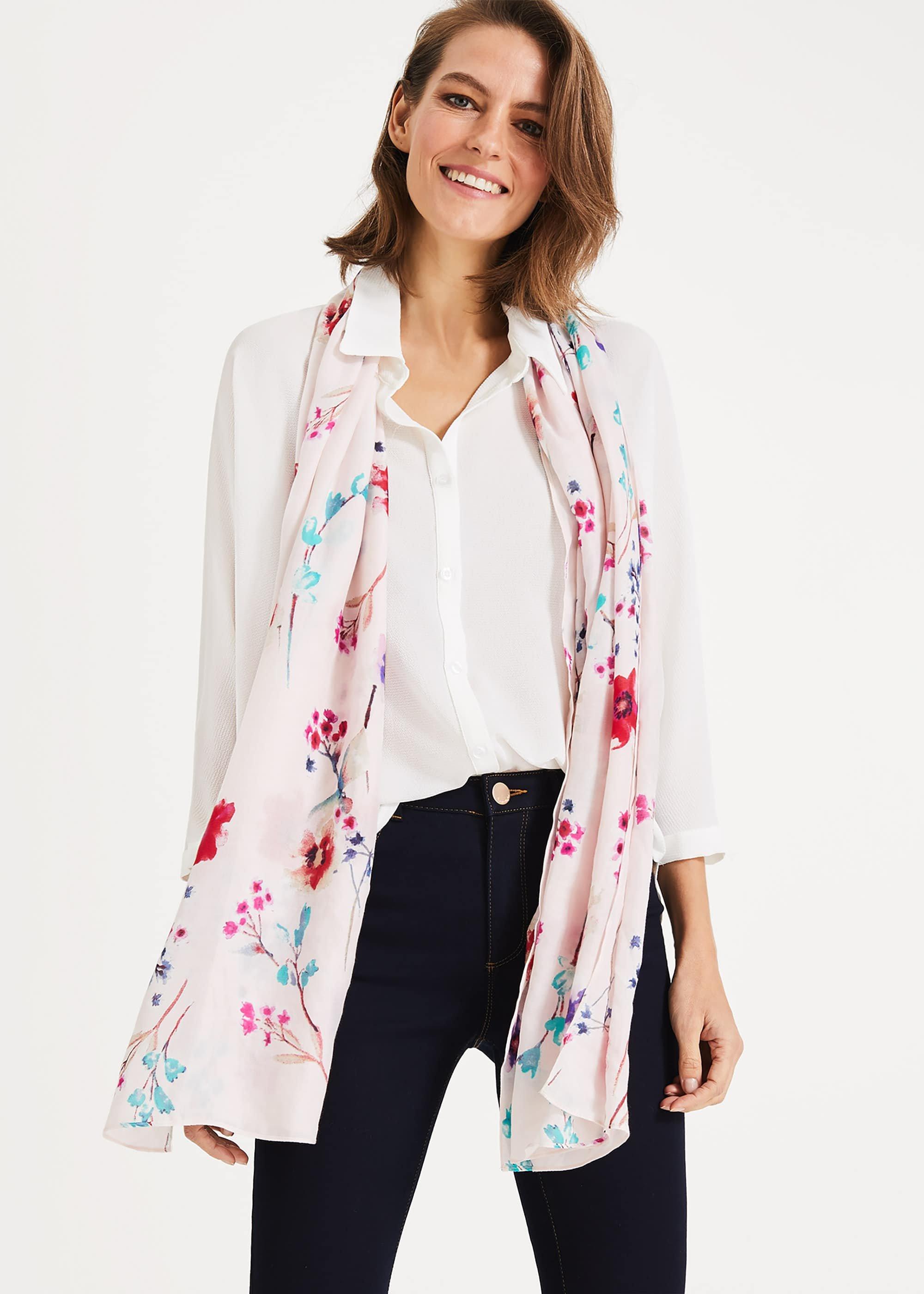 Zariah Floral Print Scarf