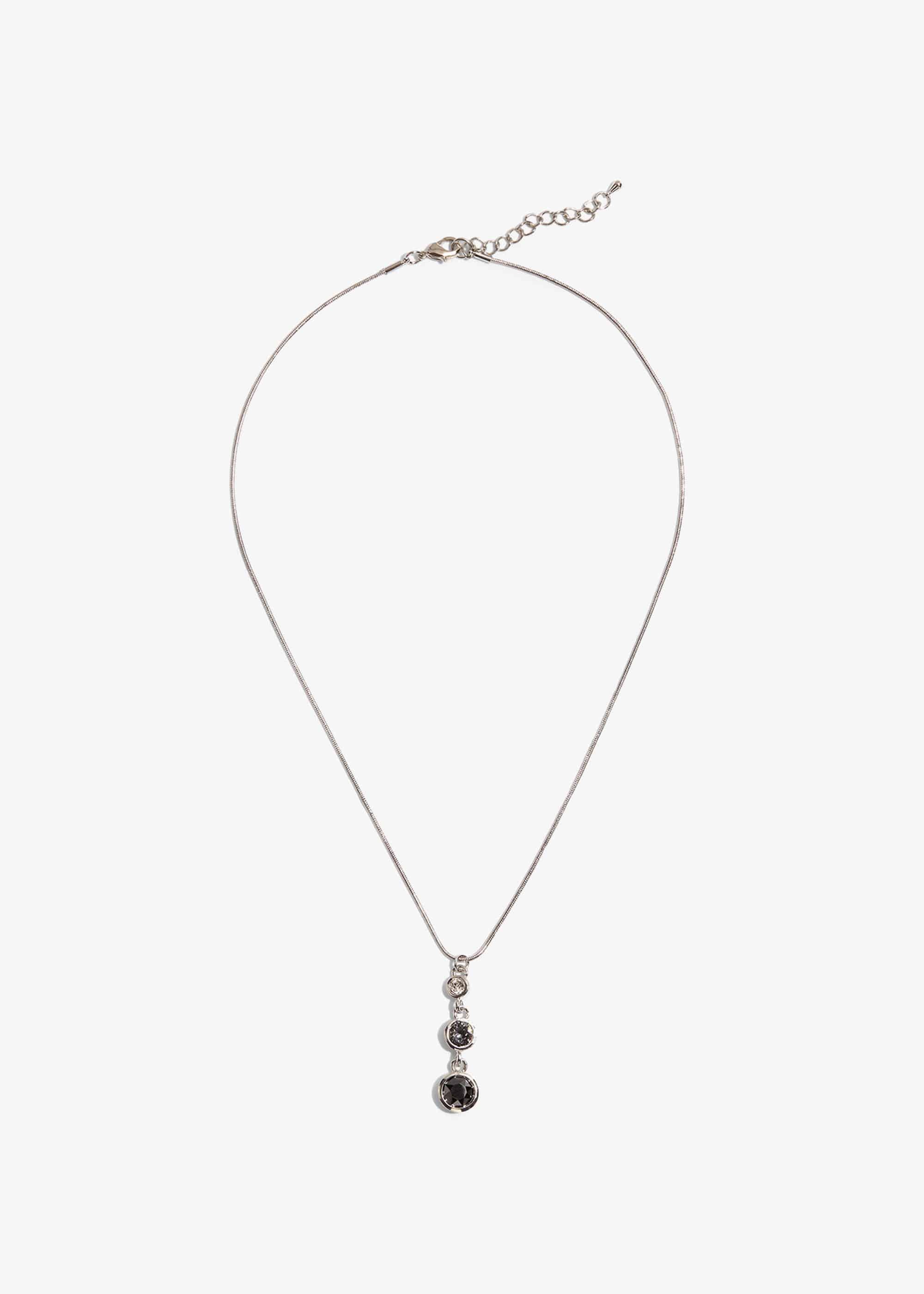 Peyton Swarovski Drop Necklace