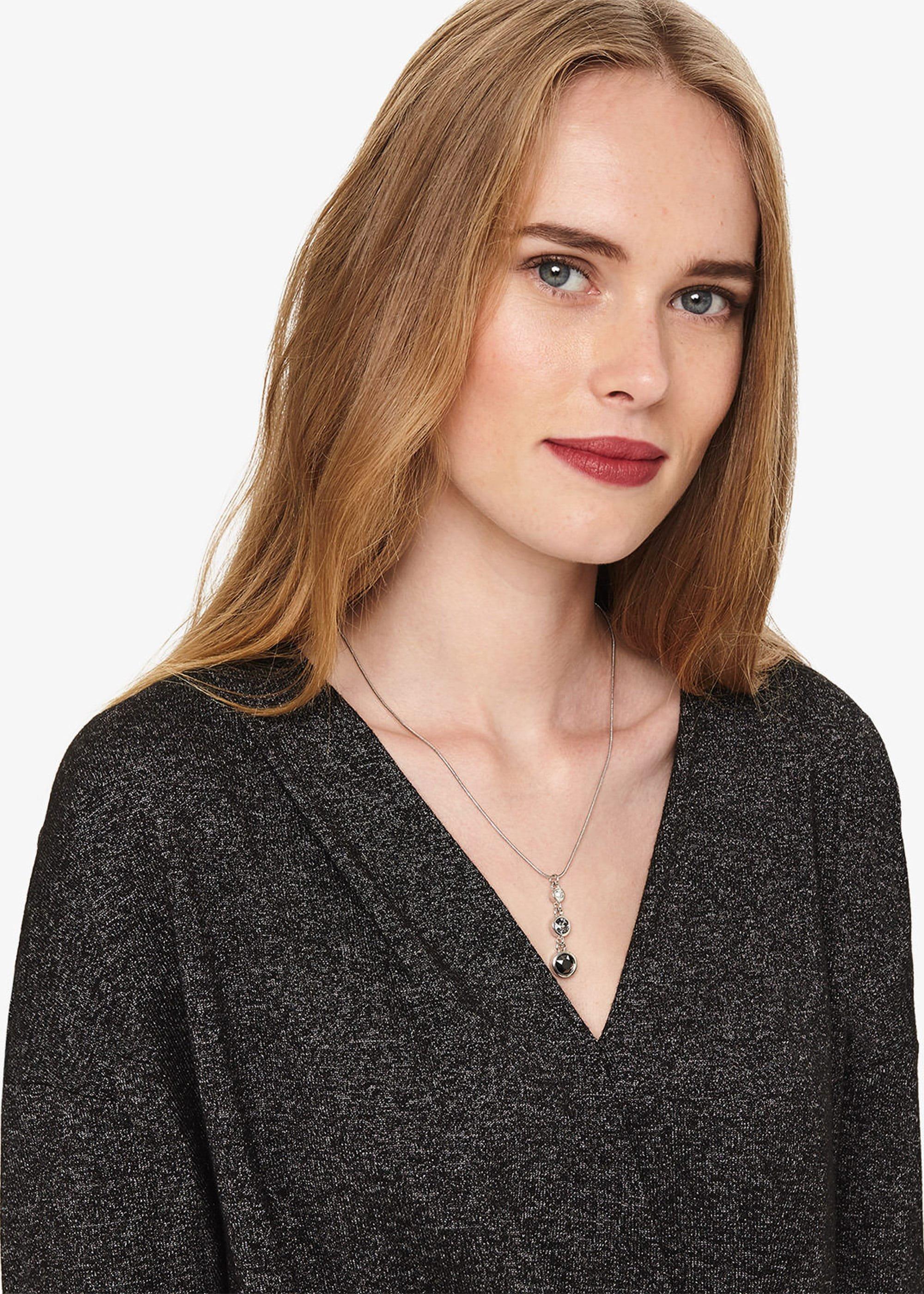 Peyton Swarovski Drop Necklace