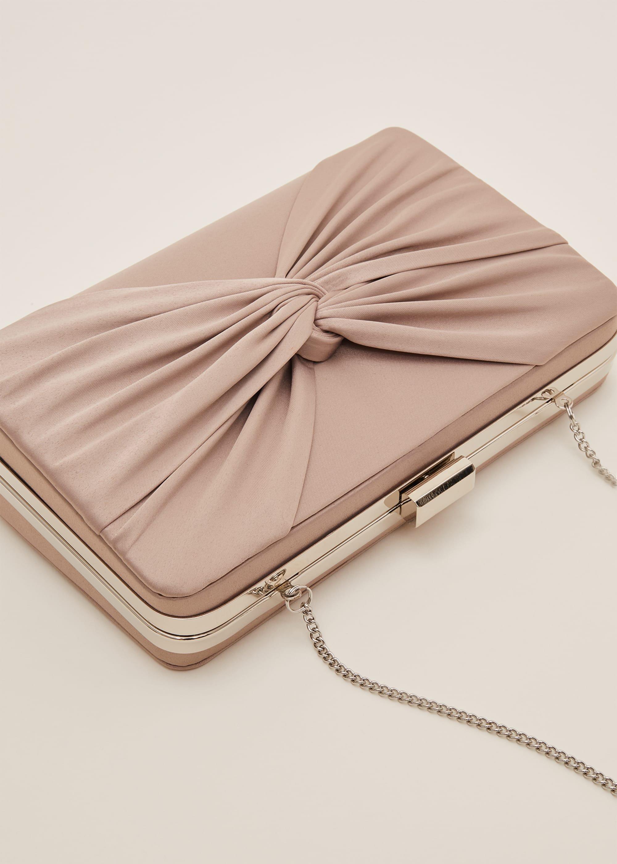 Kendall Satin Clutch Bag