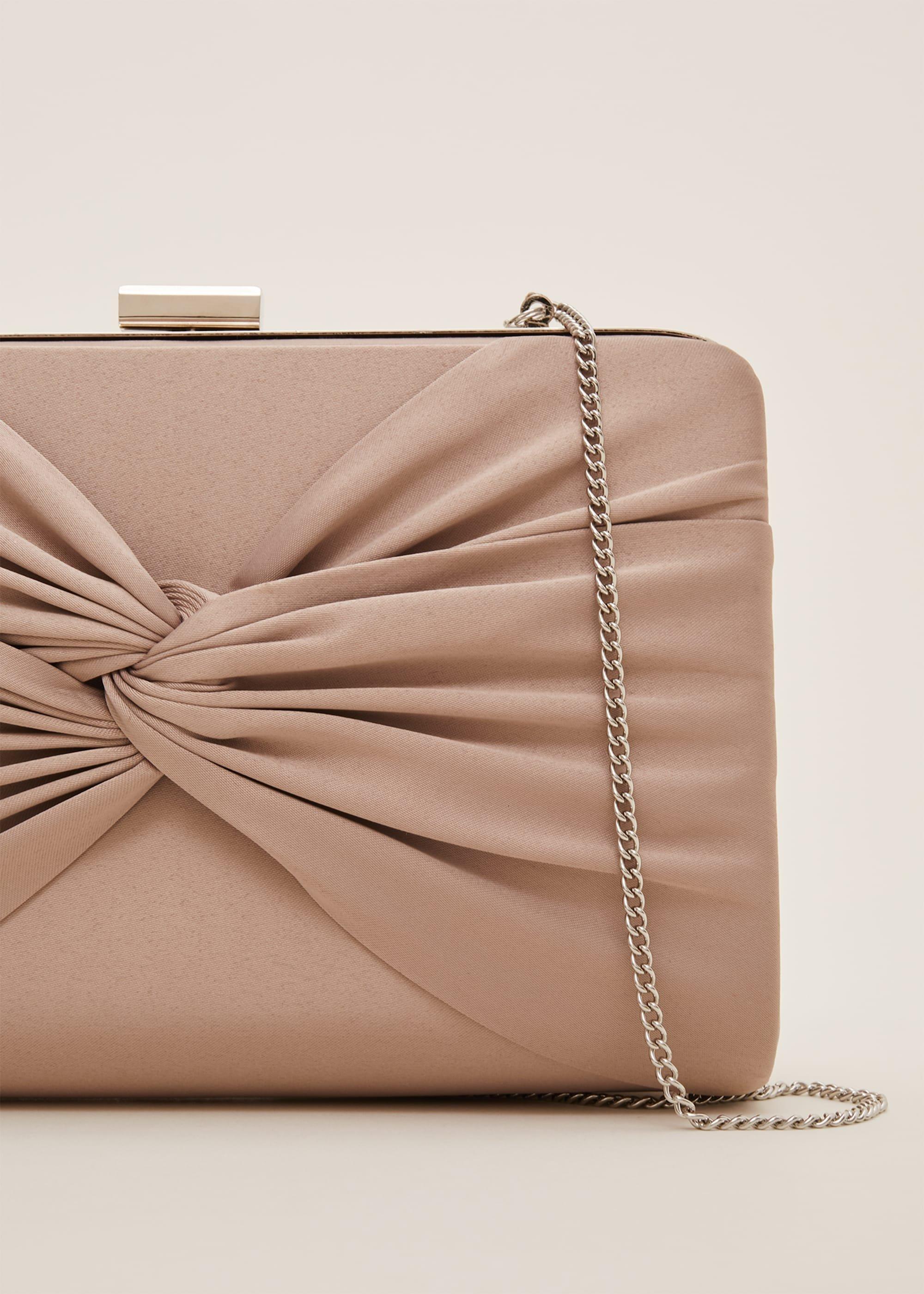 Kendall Satin Clutch Bag