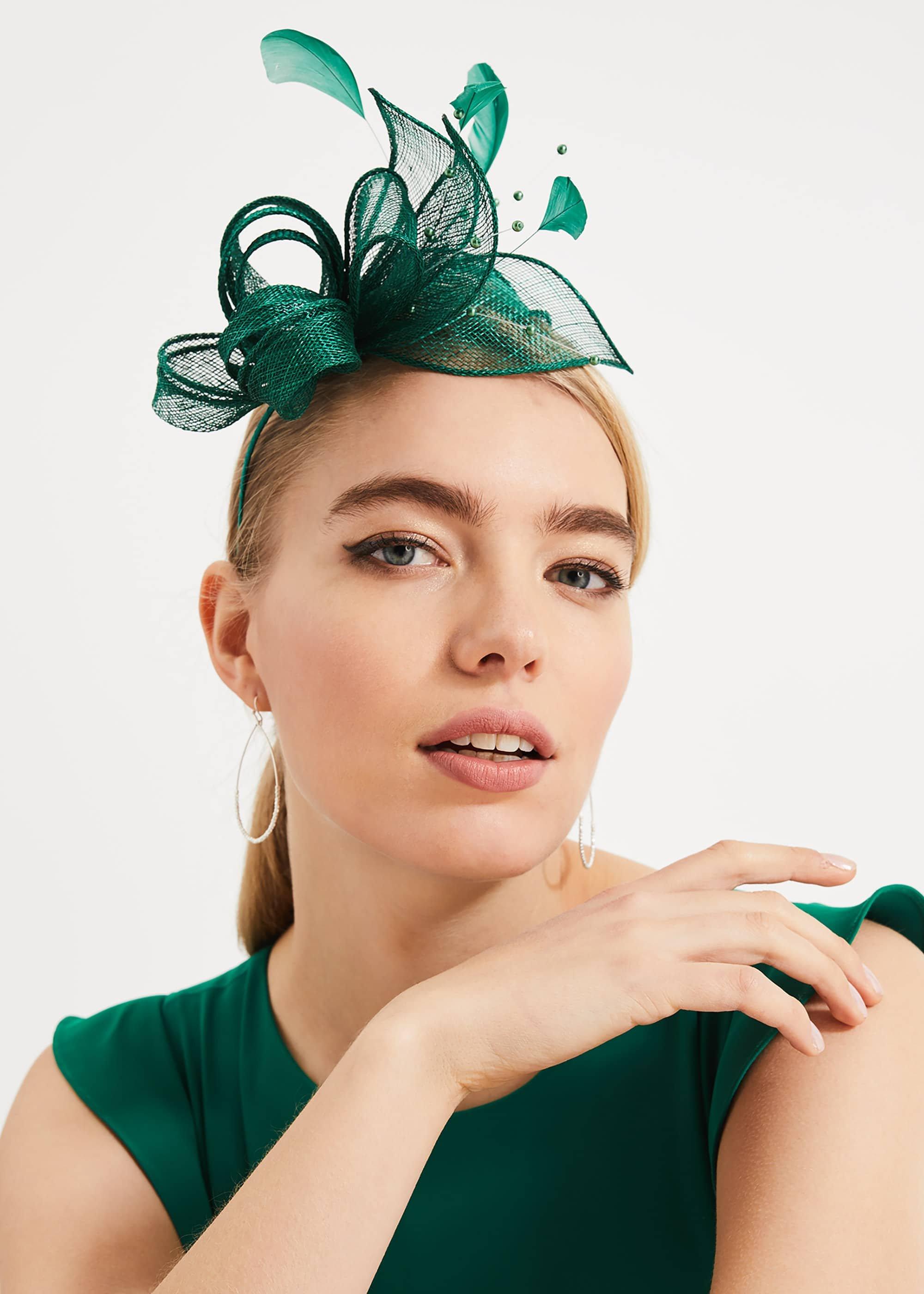 Payton Bow And Feather Fascinator