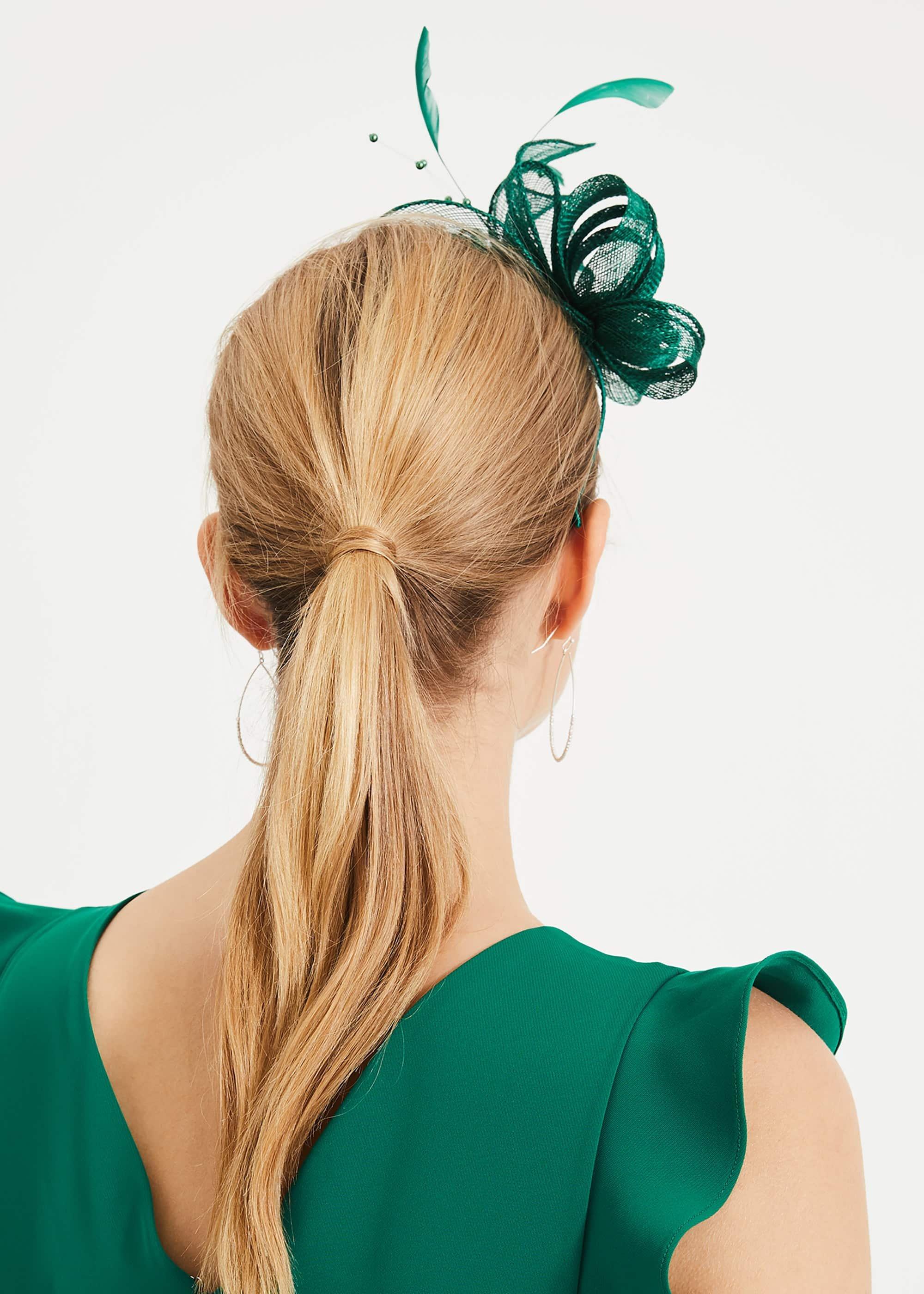 Payton Bow And Feather Fascinator