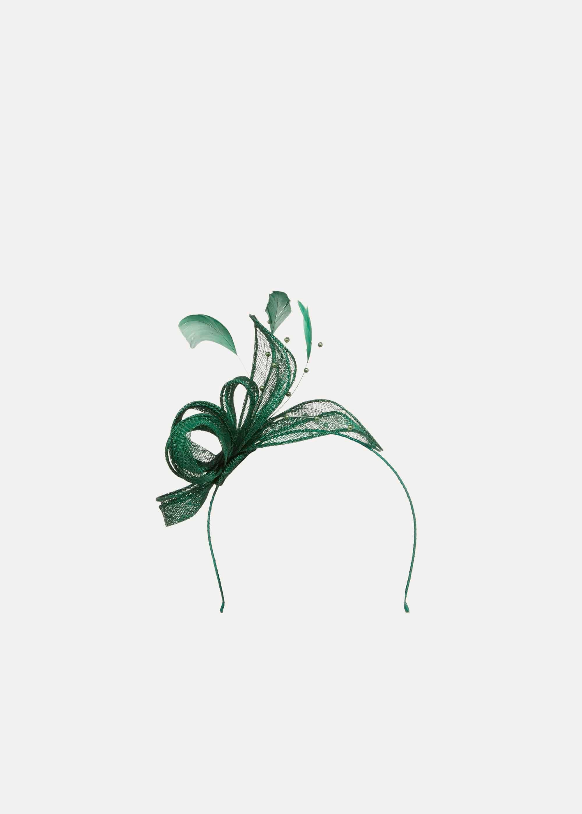Payton Bow And Feather Fascinator