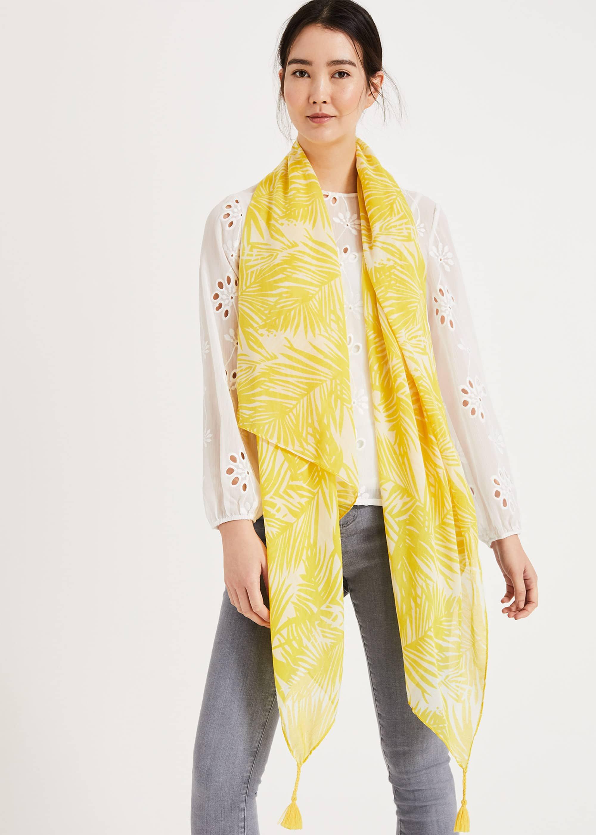 Sophie Palm Print Scarf