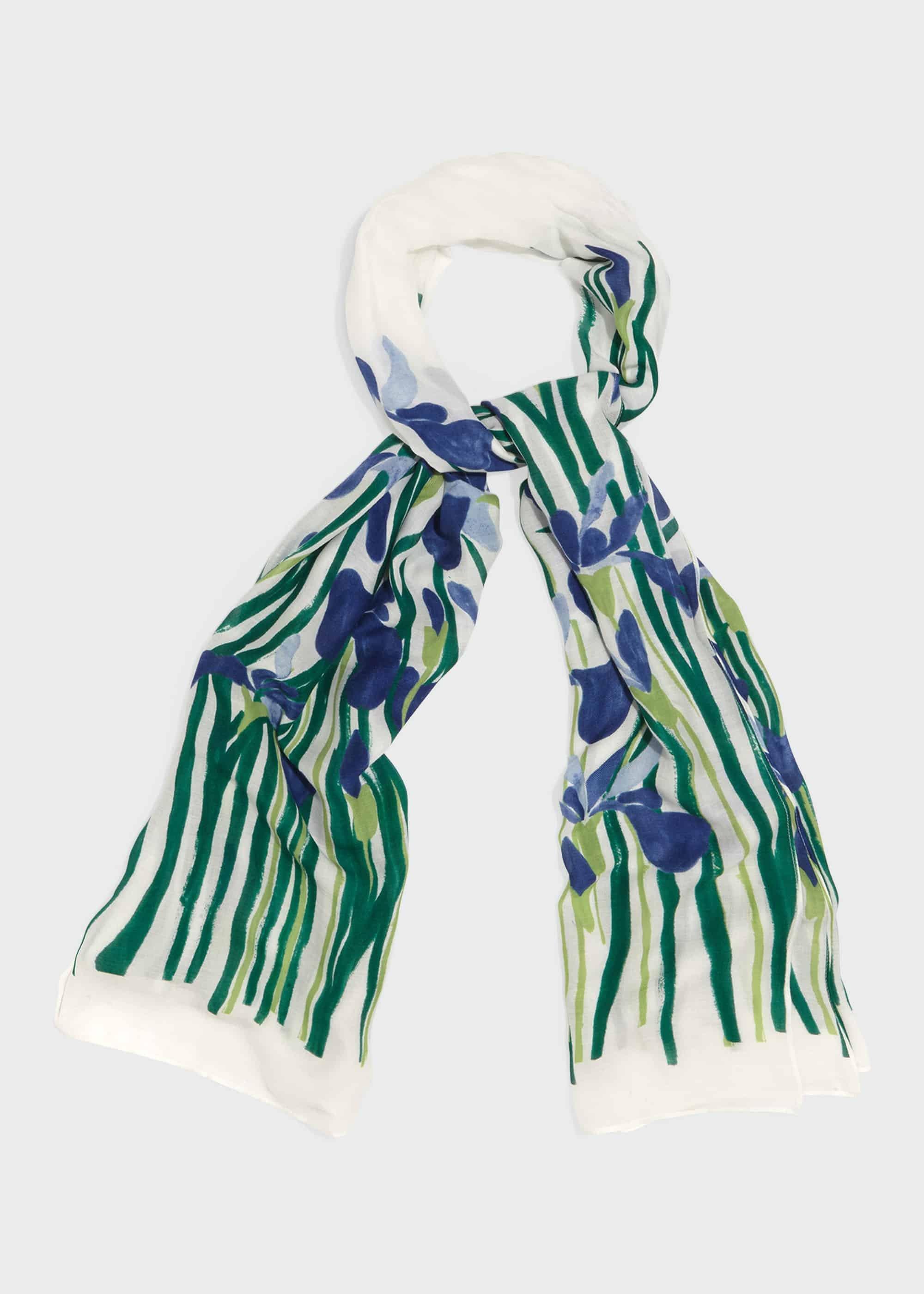 Iris Floral Scarf