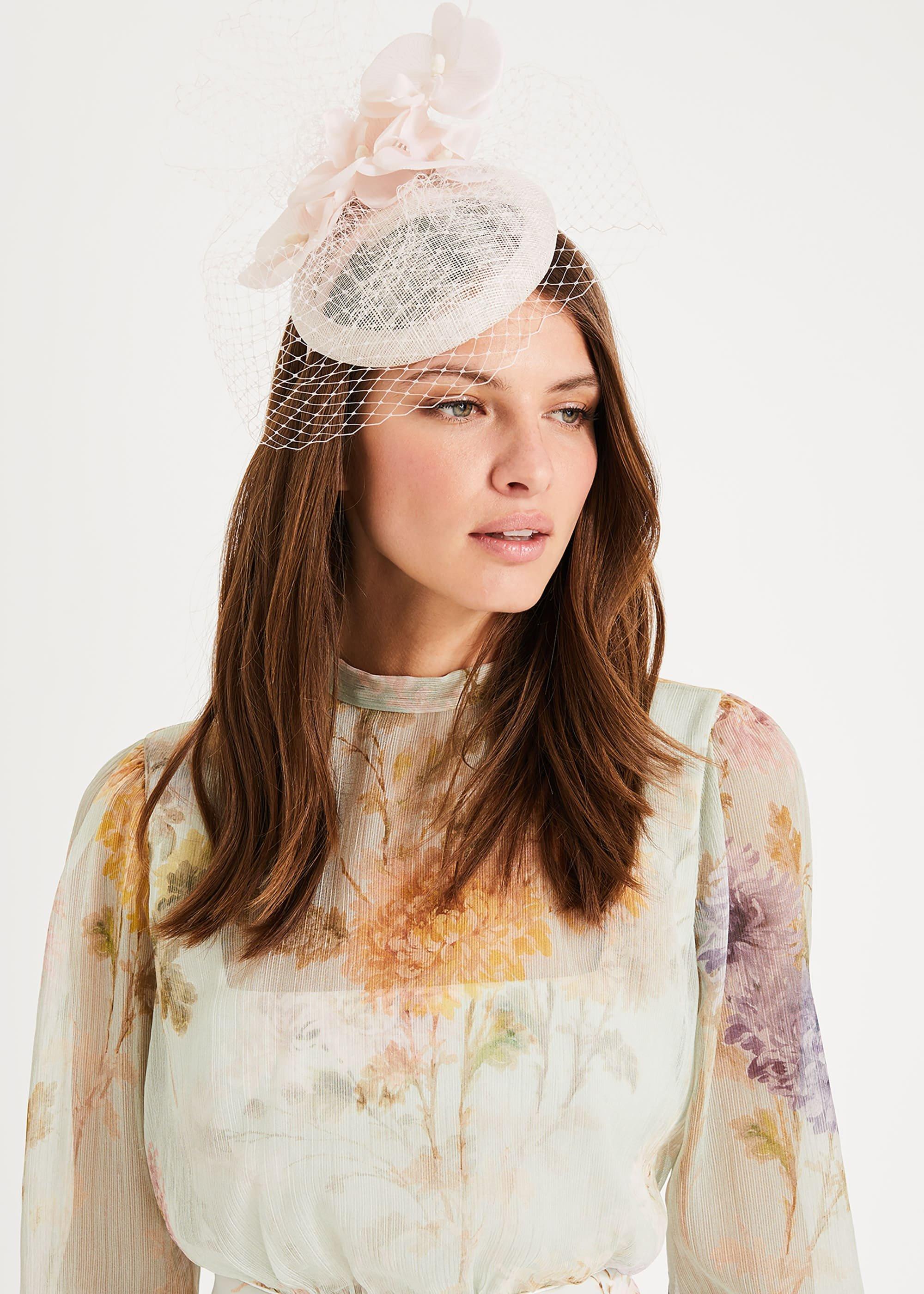 Nancy Flower Pillbox Fascinator