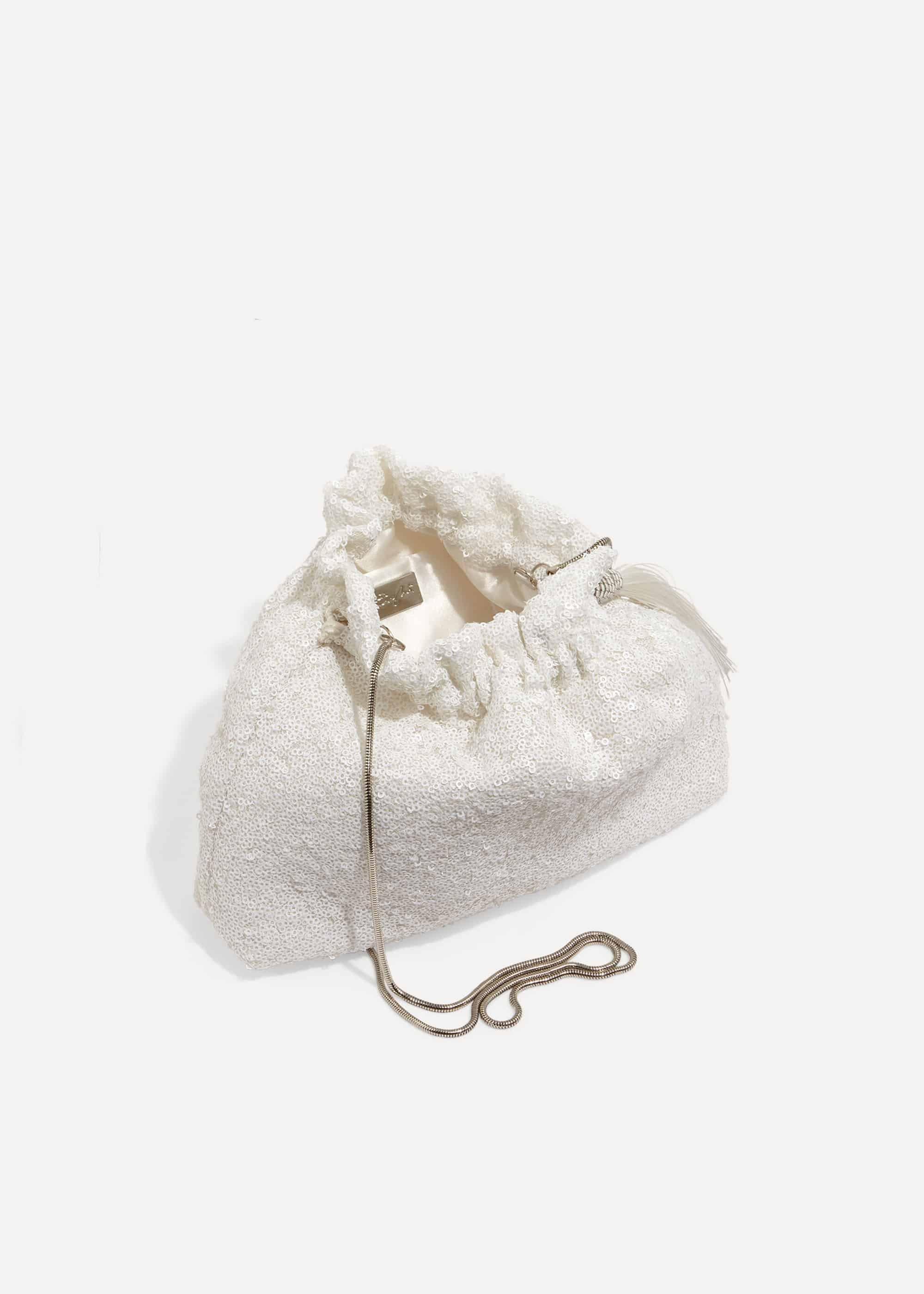 Georgina Sequin Drawstring Bag
