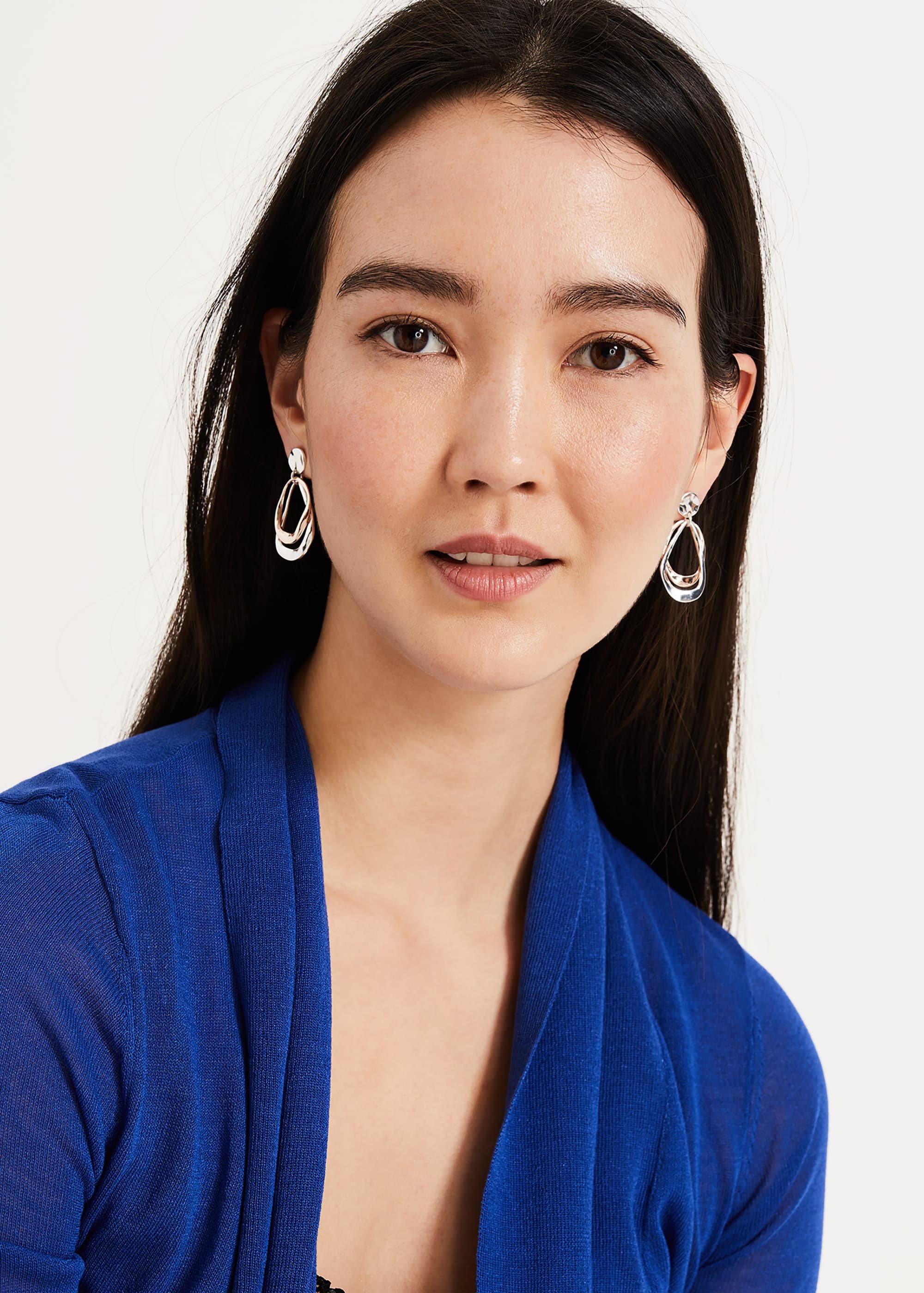 Katia Hoop Drop Earrings