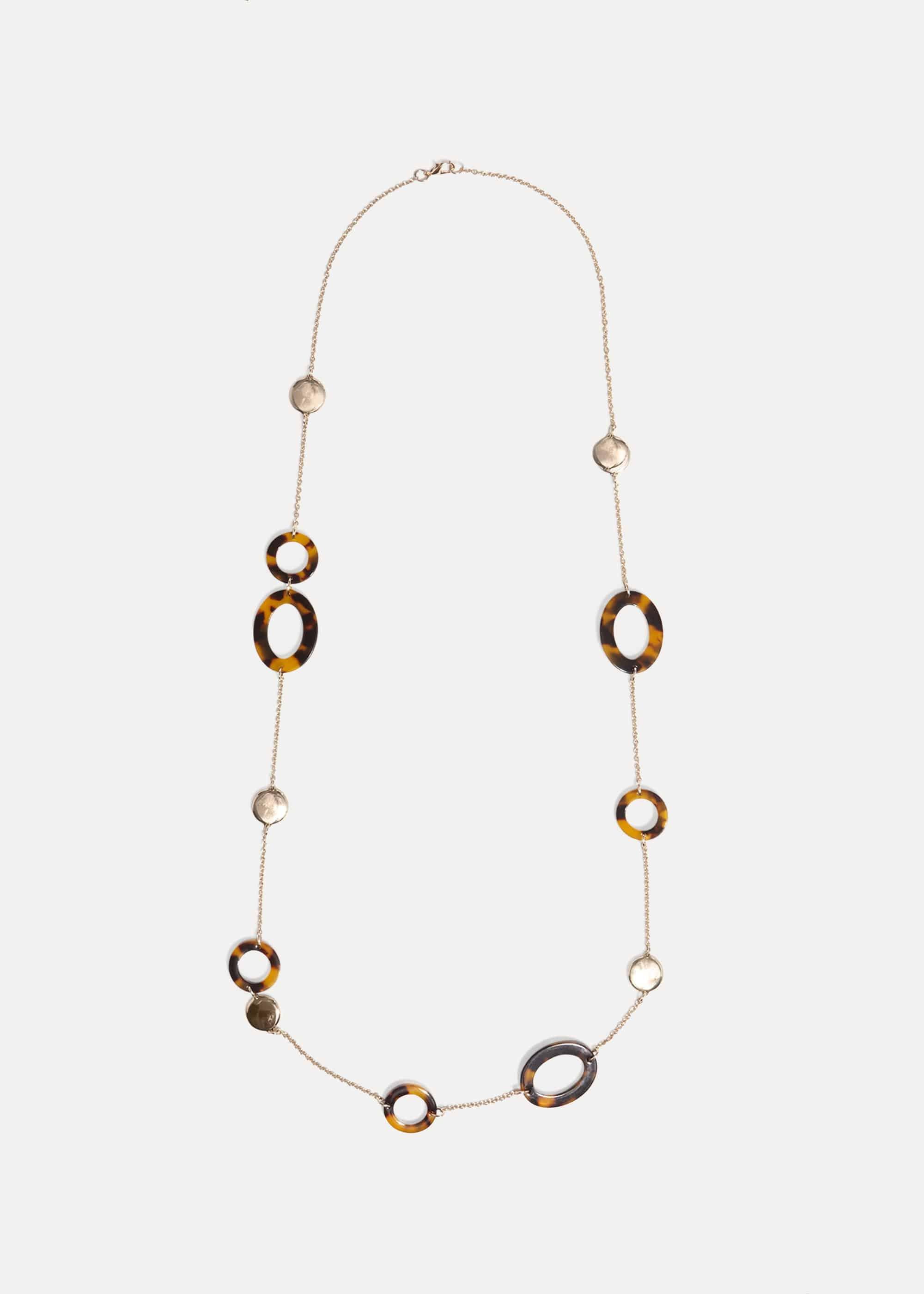 Flora Resin Link Necklace