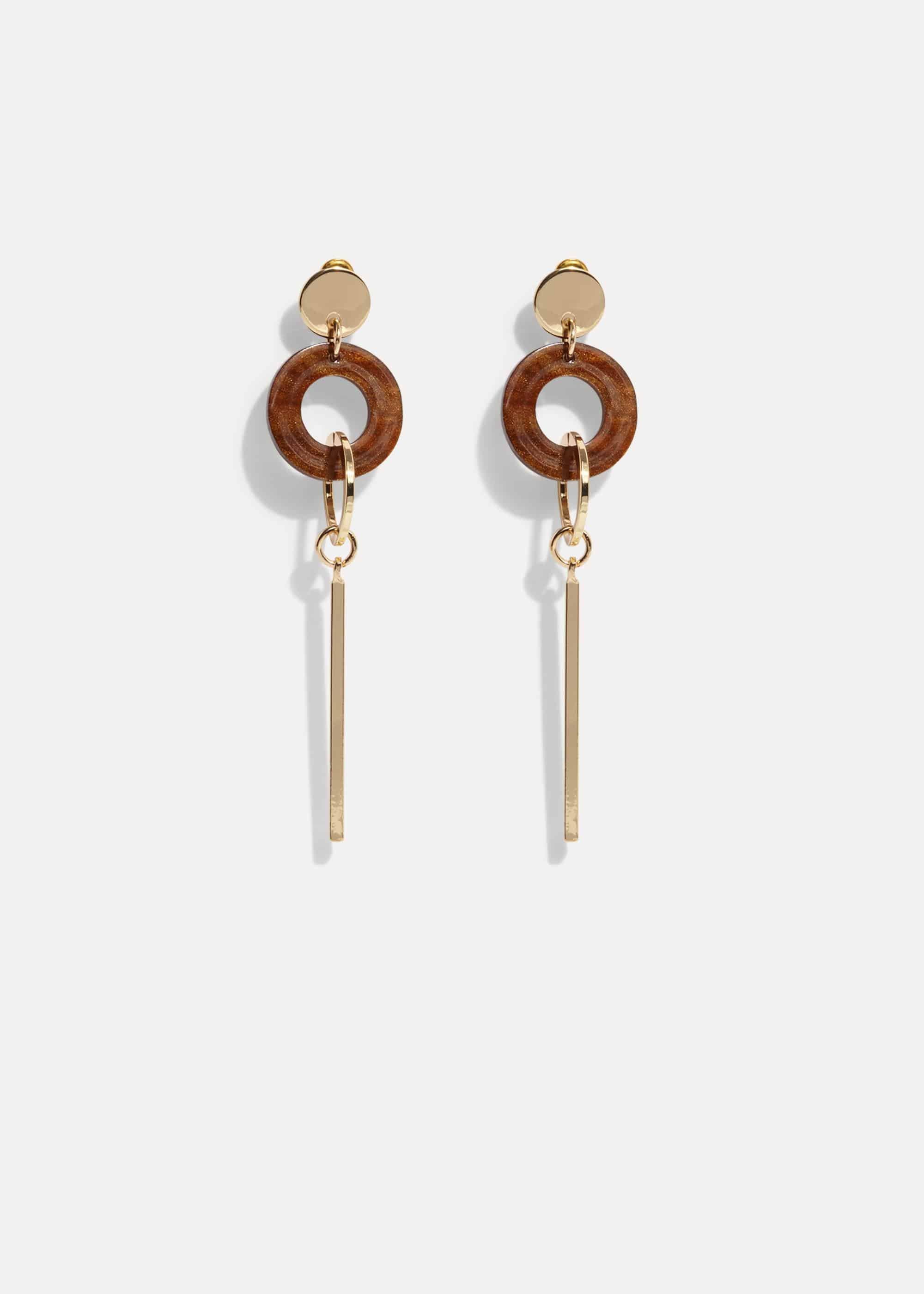 Abby Circle Drop Earrings