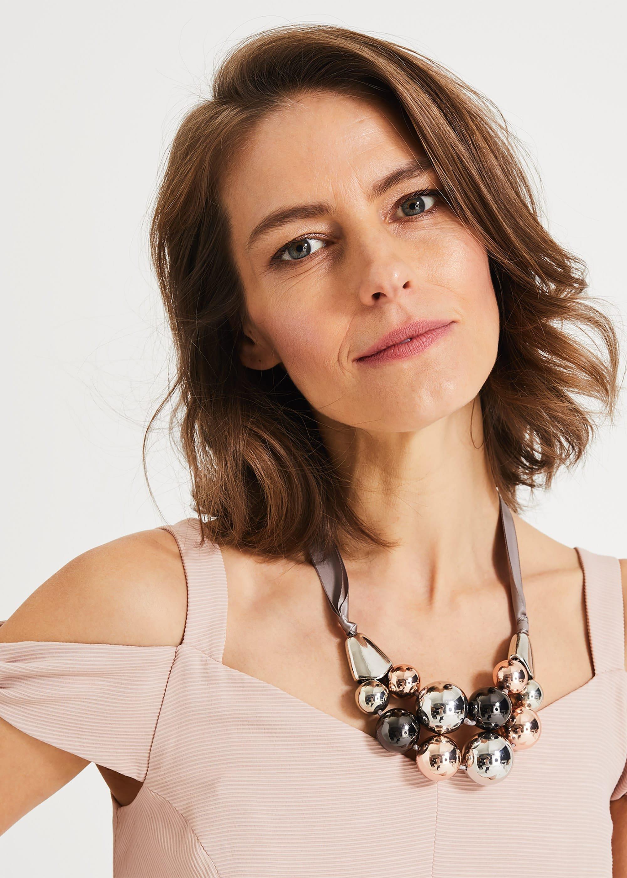 Katy Mixed Plate Necklace