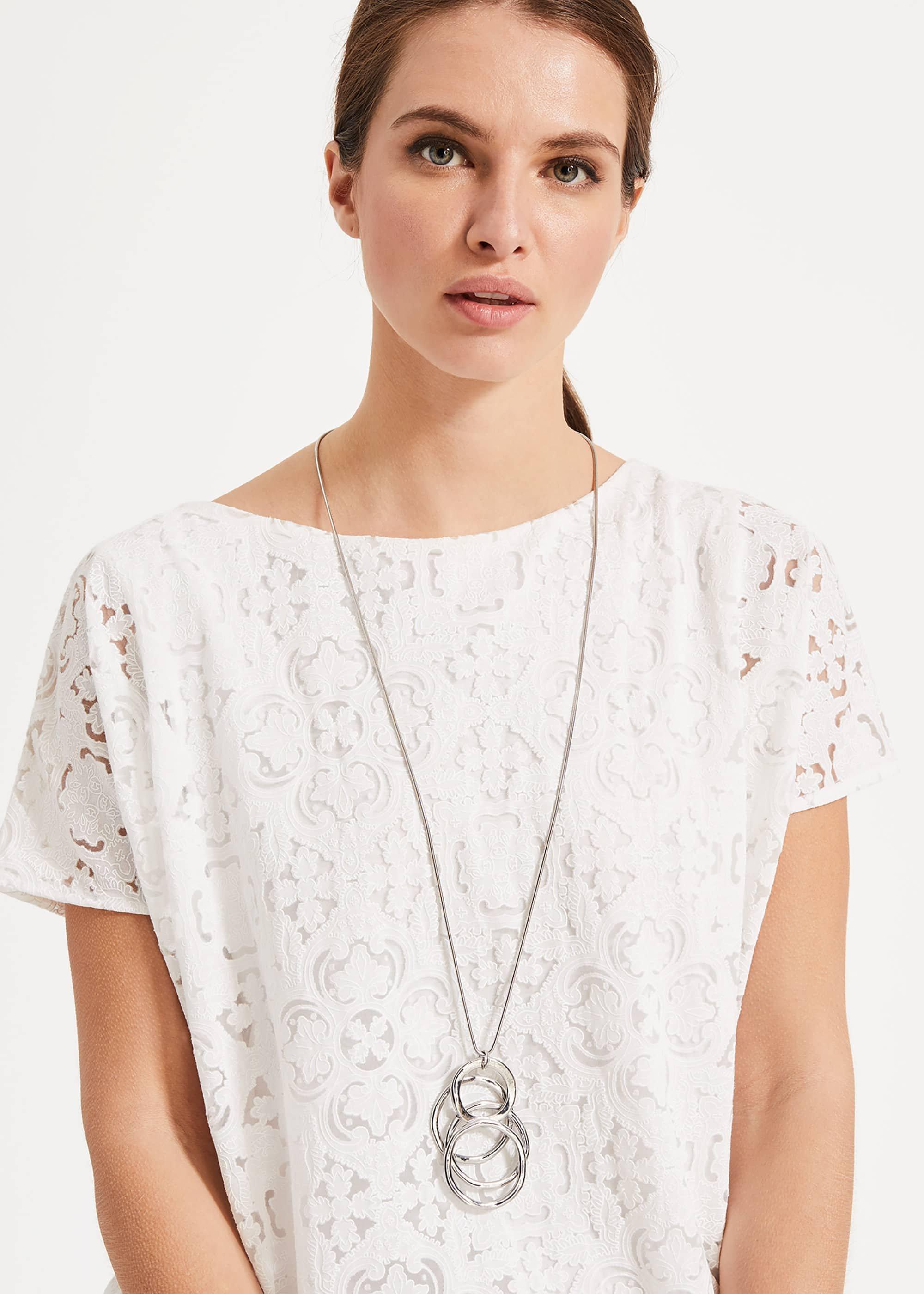 Rilley Ring Pendant Long Necklace