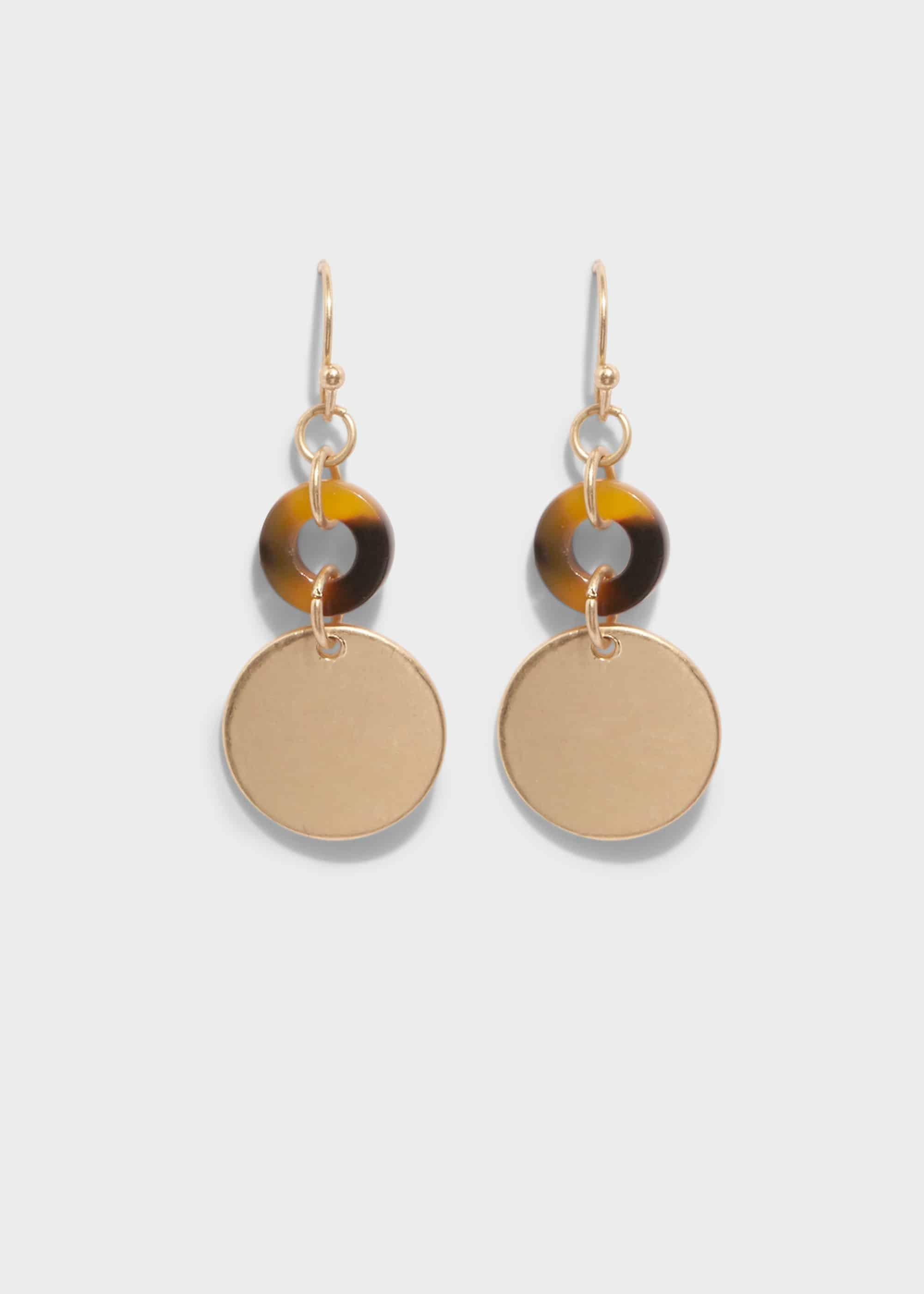 Willow Circle Drop Earrings