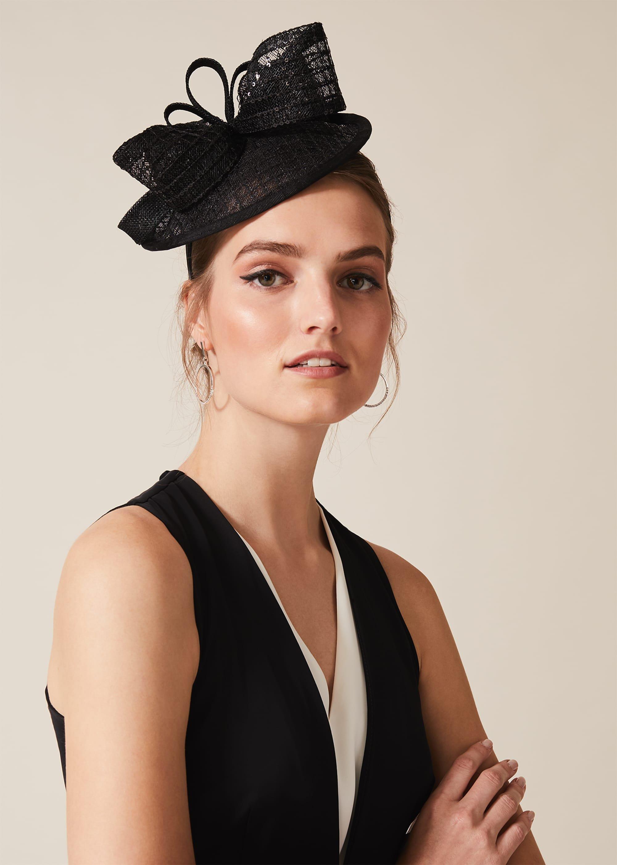 Shell Sequin Base Disc Fascinator