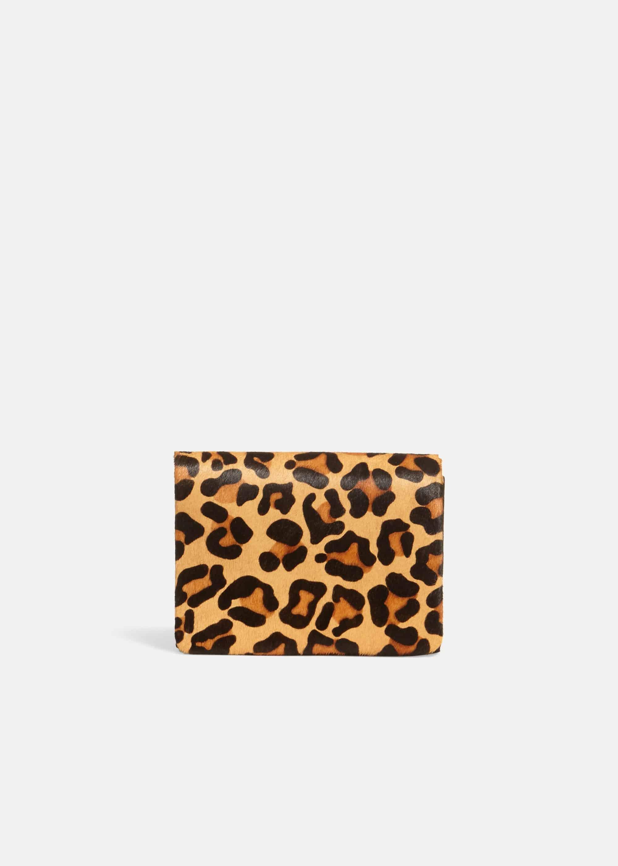 Lo Leopard Print Clutch