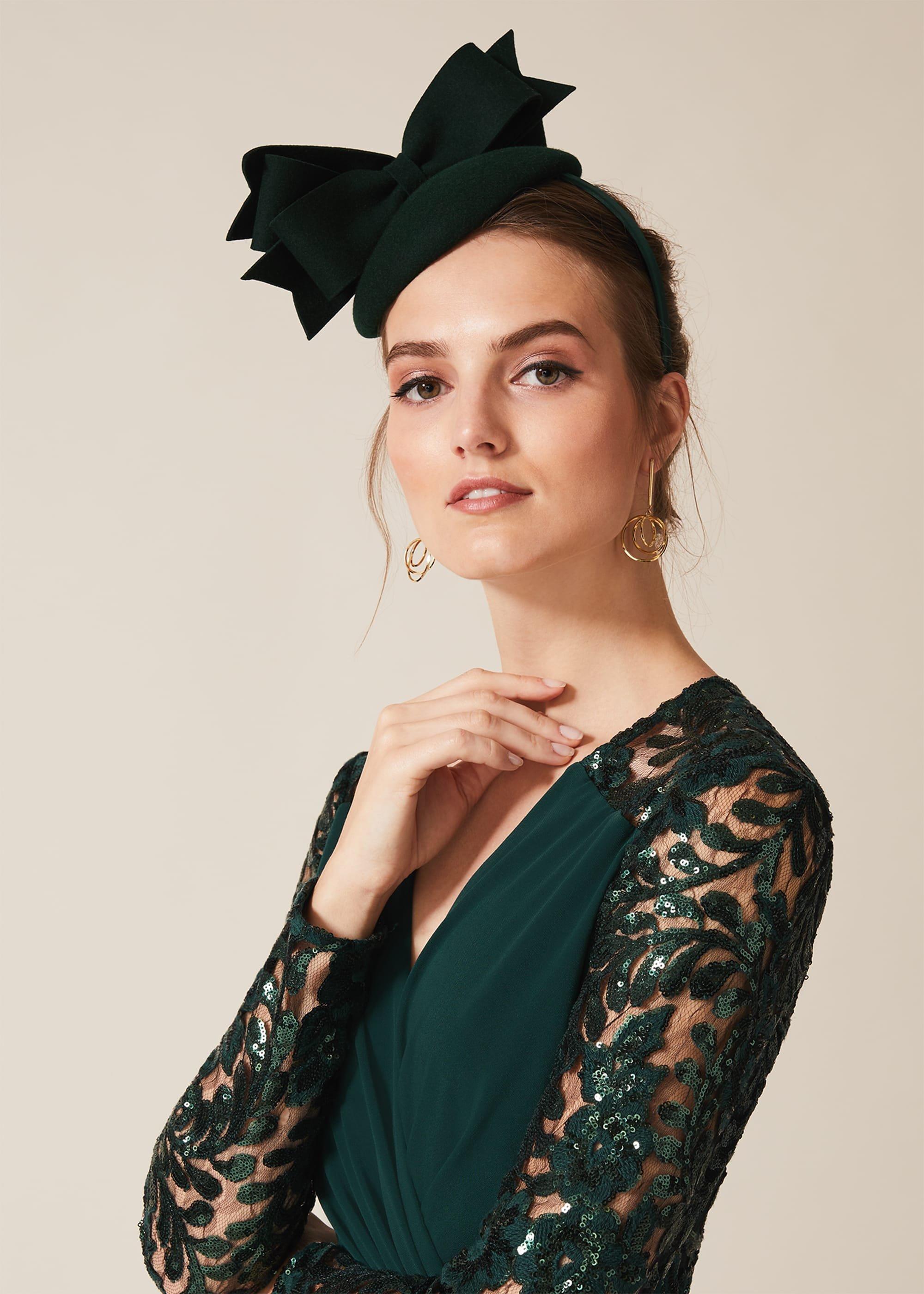 Primrose Bow Pillbox Fascinator