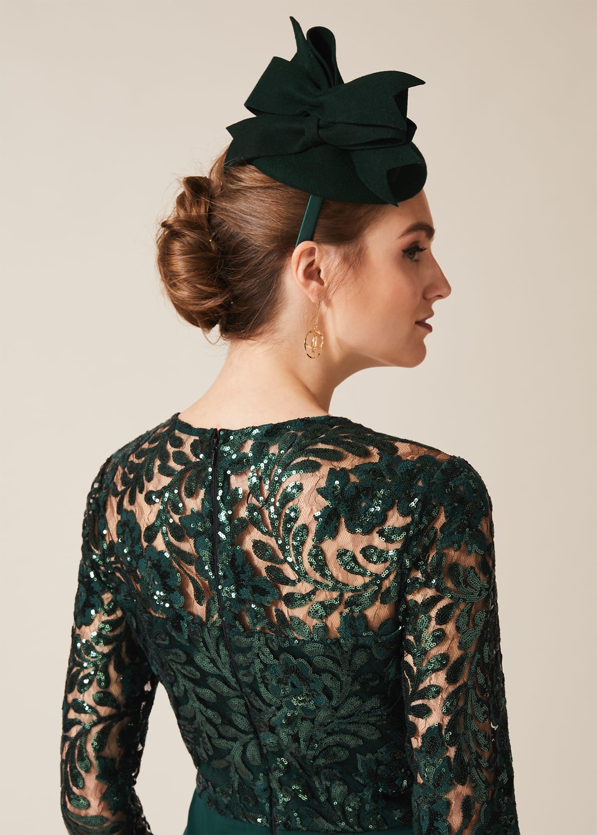 Primrose Bow Pillbox Fascinator